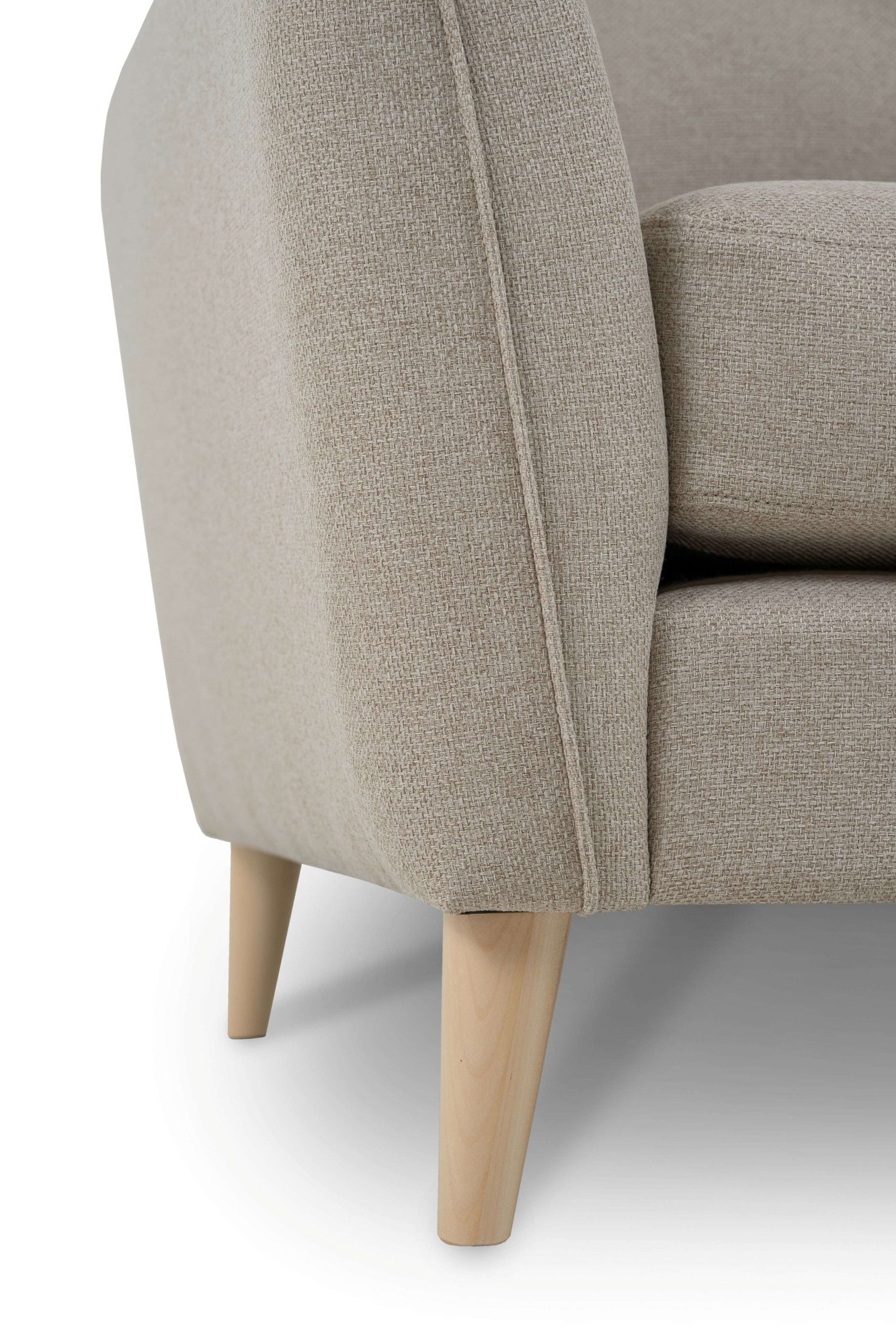 Home affaire Ecksofa »MARSEILLE 278/202 cm, L-Form, Ottom. rechts/links«, Massivholzbeine aus Eiche, in verschieden Bezügen und Farbvarianten