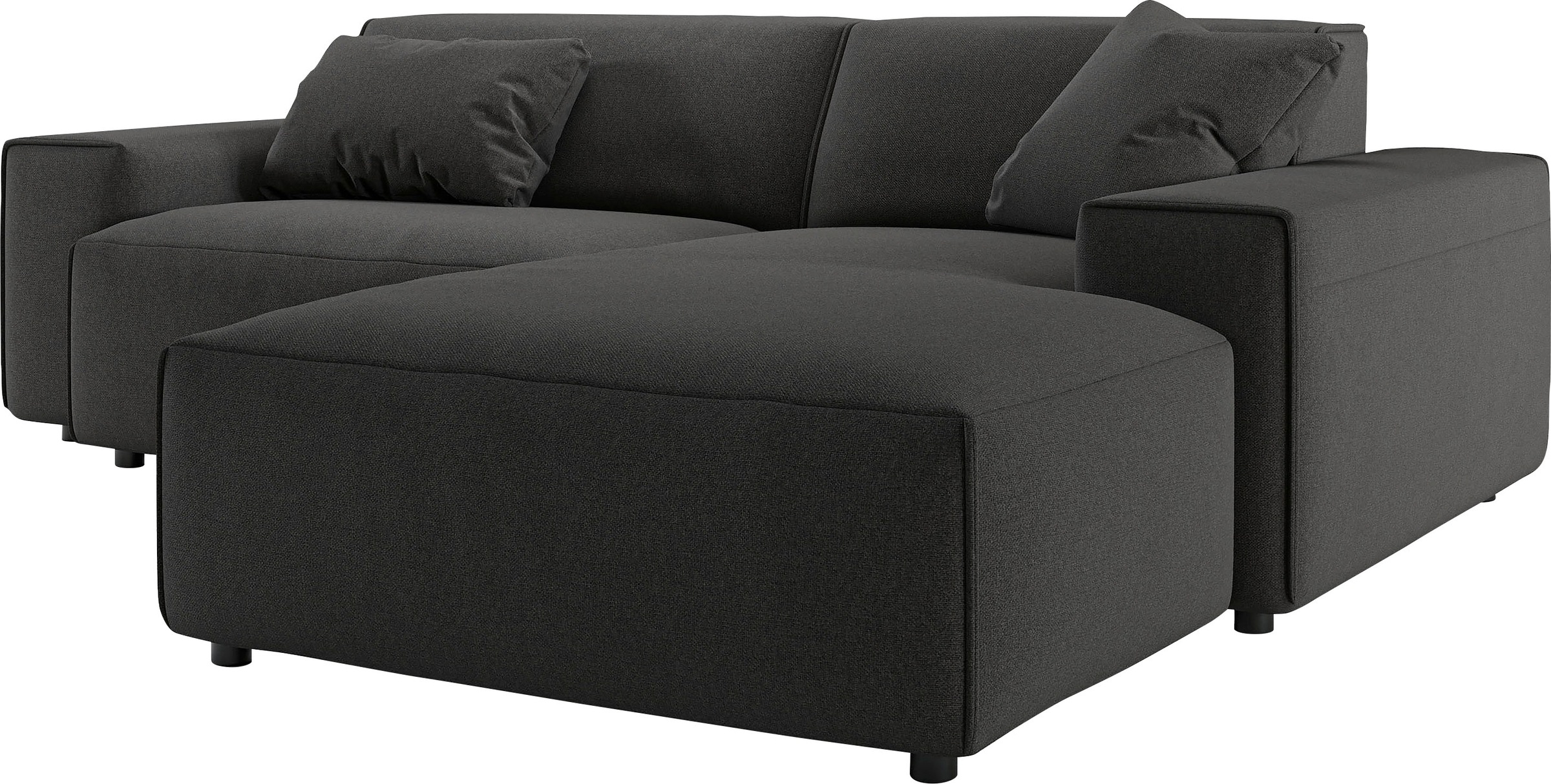 andas Ecksofa »Glimminge L-Form auch in Breitcord, Feincord + Easy care-Bezug,«, Breite 234, Zierkissen