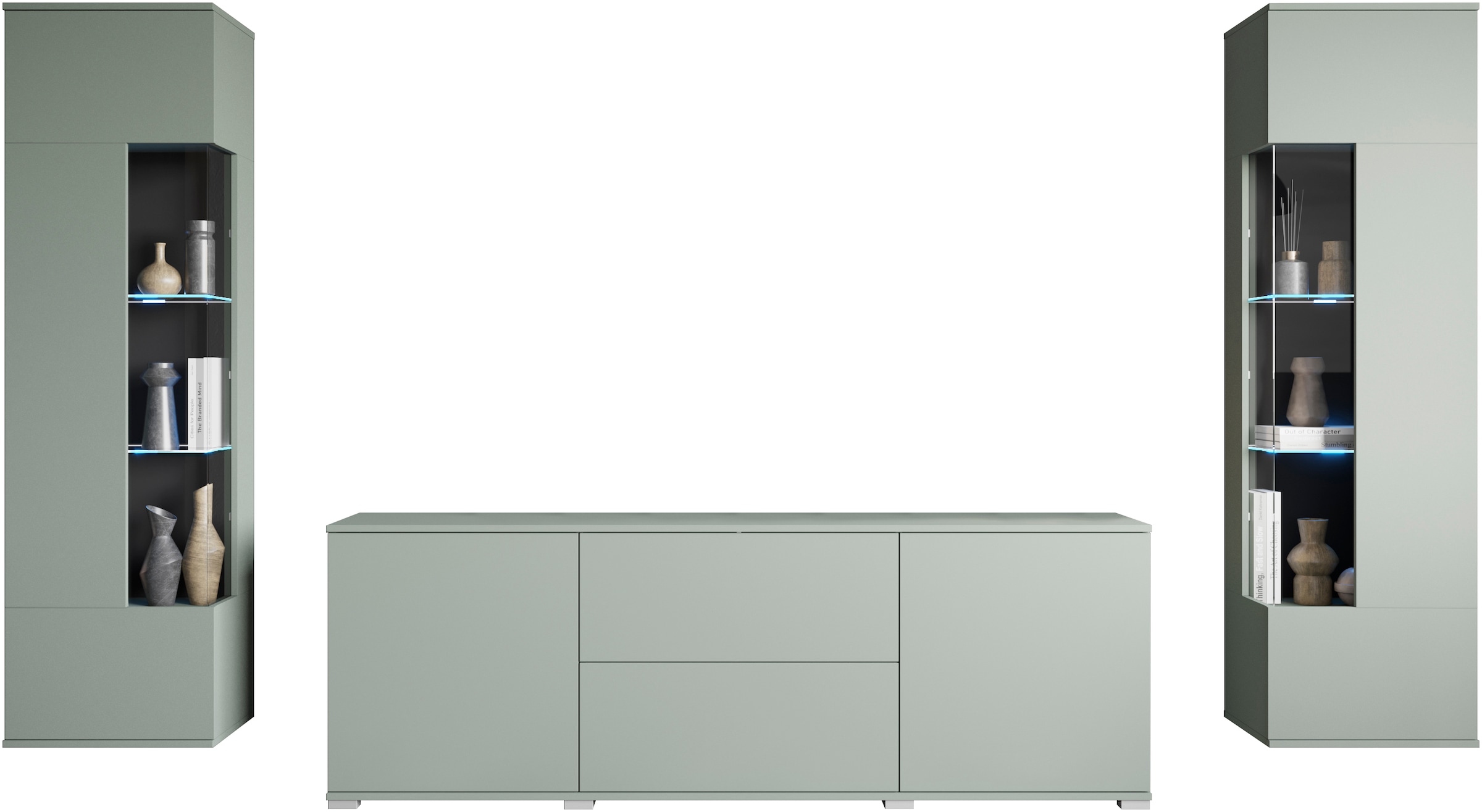 OTTO home Wohnwand »KENIA« Komplett-Set, 3 Stk. tlg.