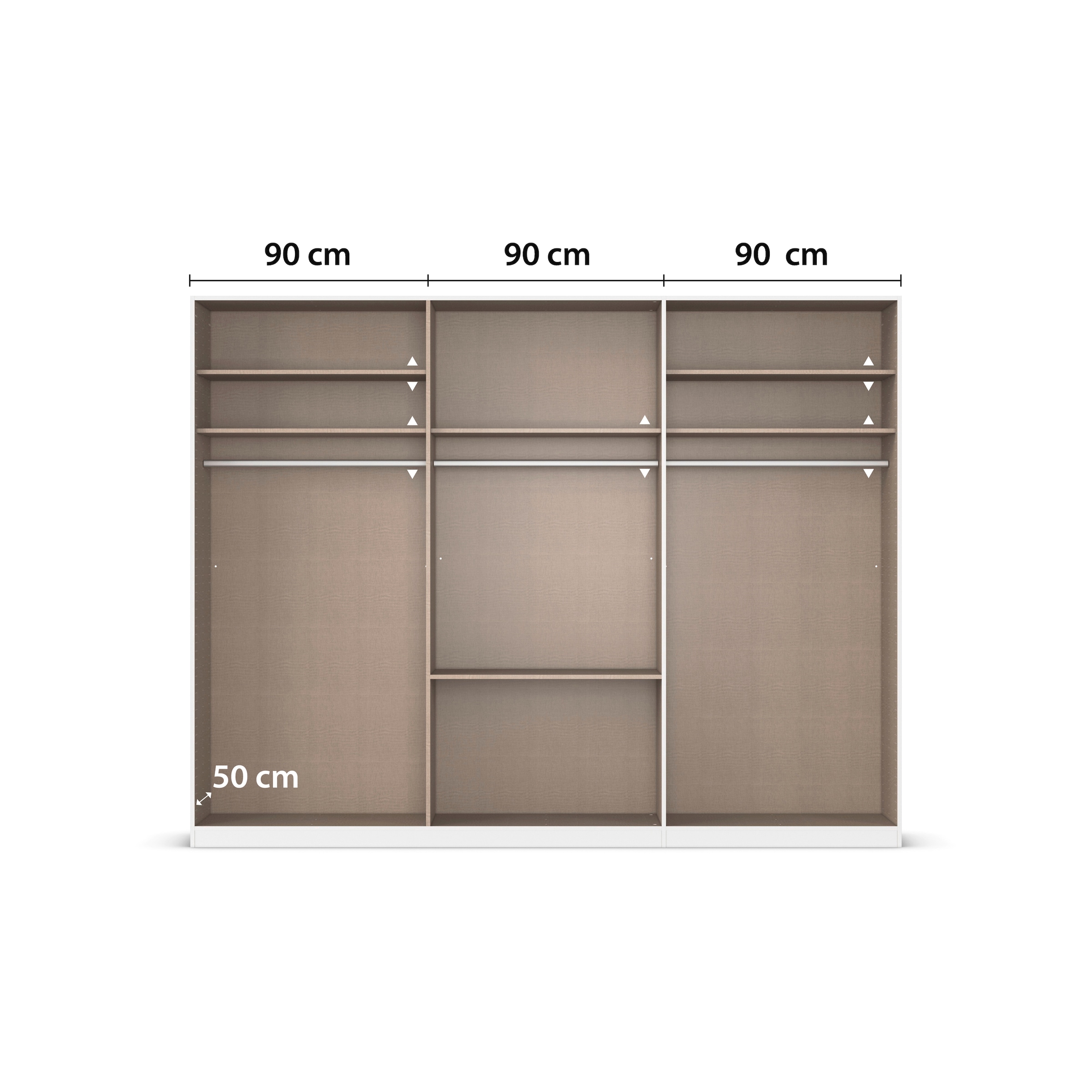 rauch Drehtürenschrank »Kleiderschrank Schrank Garderobe AGORDO mit Dekor- oder Hochglanzfront«, mit Außenschubkästen, in 6 Breiten und 2 Höhen MADE IN GERMANY