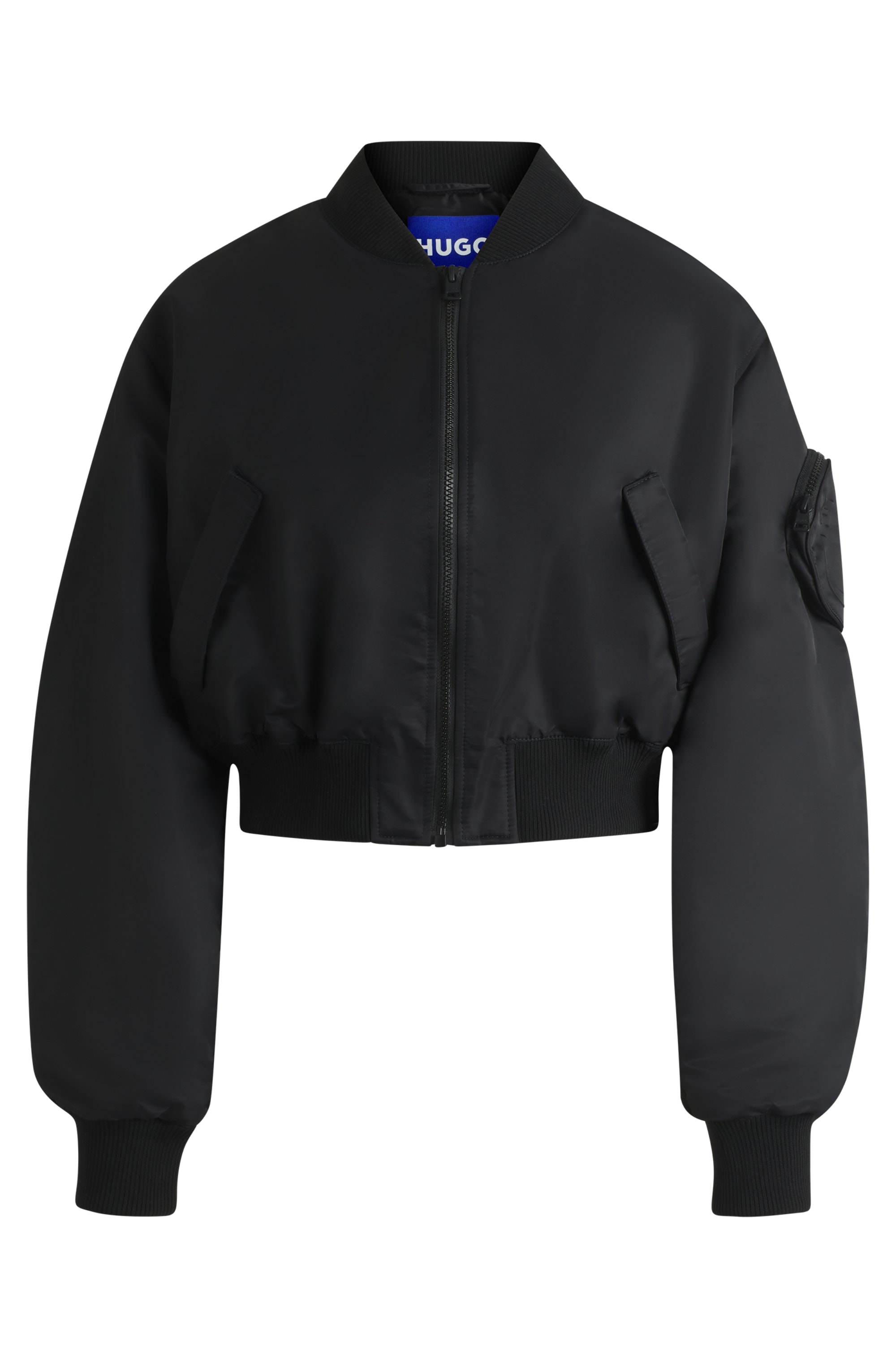 HUGO Blue Bomberjacke »Foraia«, mit aufgesetzter Ärmeltasche, Iconic Streetstyle