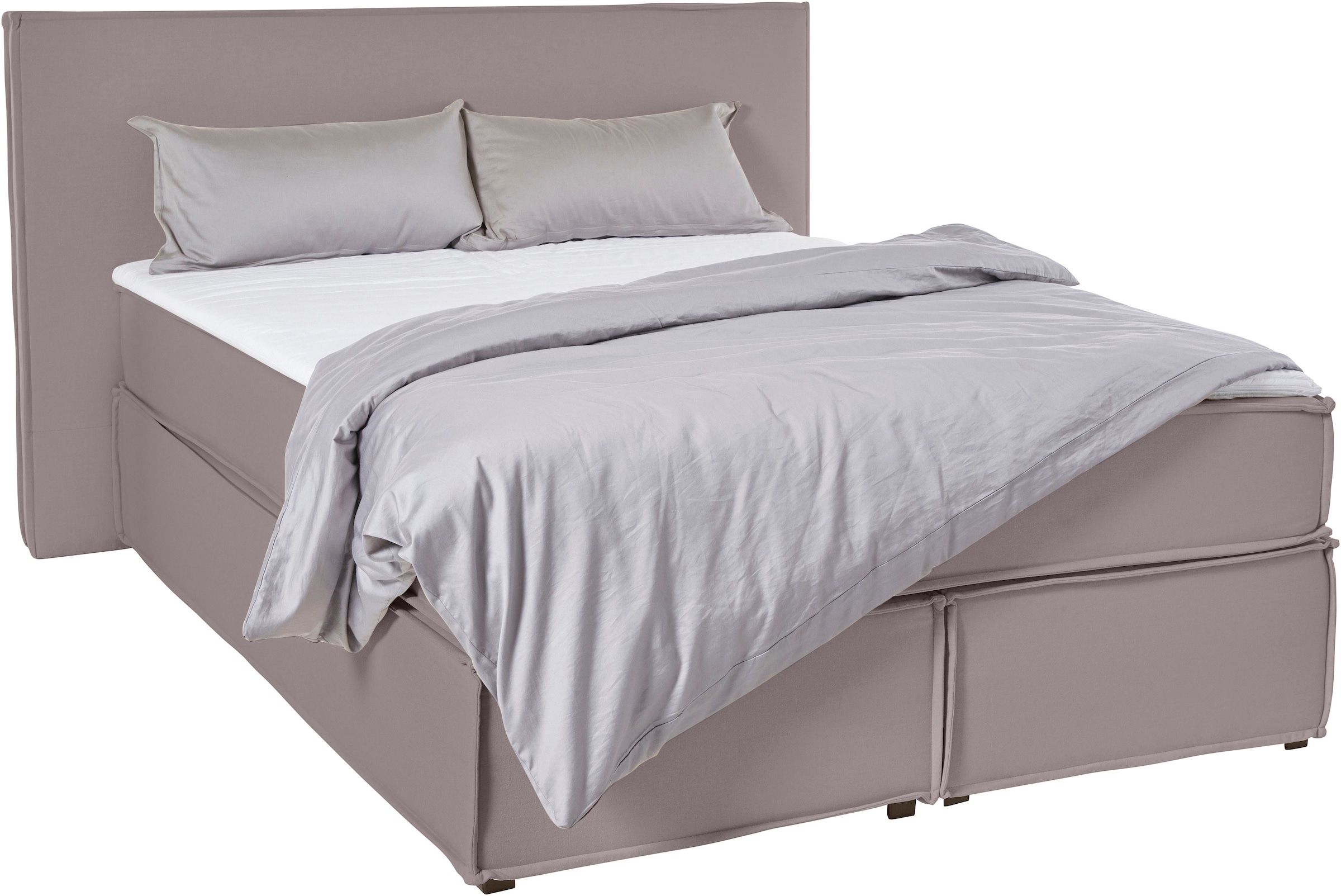 LeGer Home by Lena Gercke Boxspringbett "Yuma", incl. Topper, in 4 Breiten, günstig online kaufen