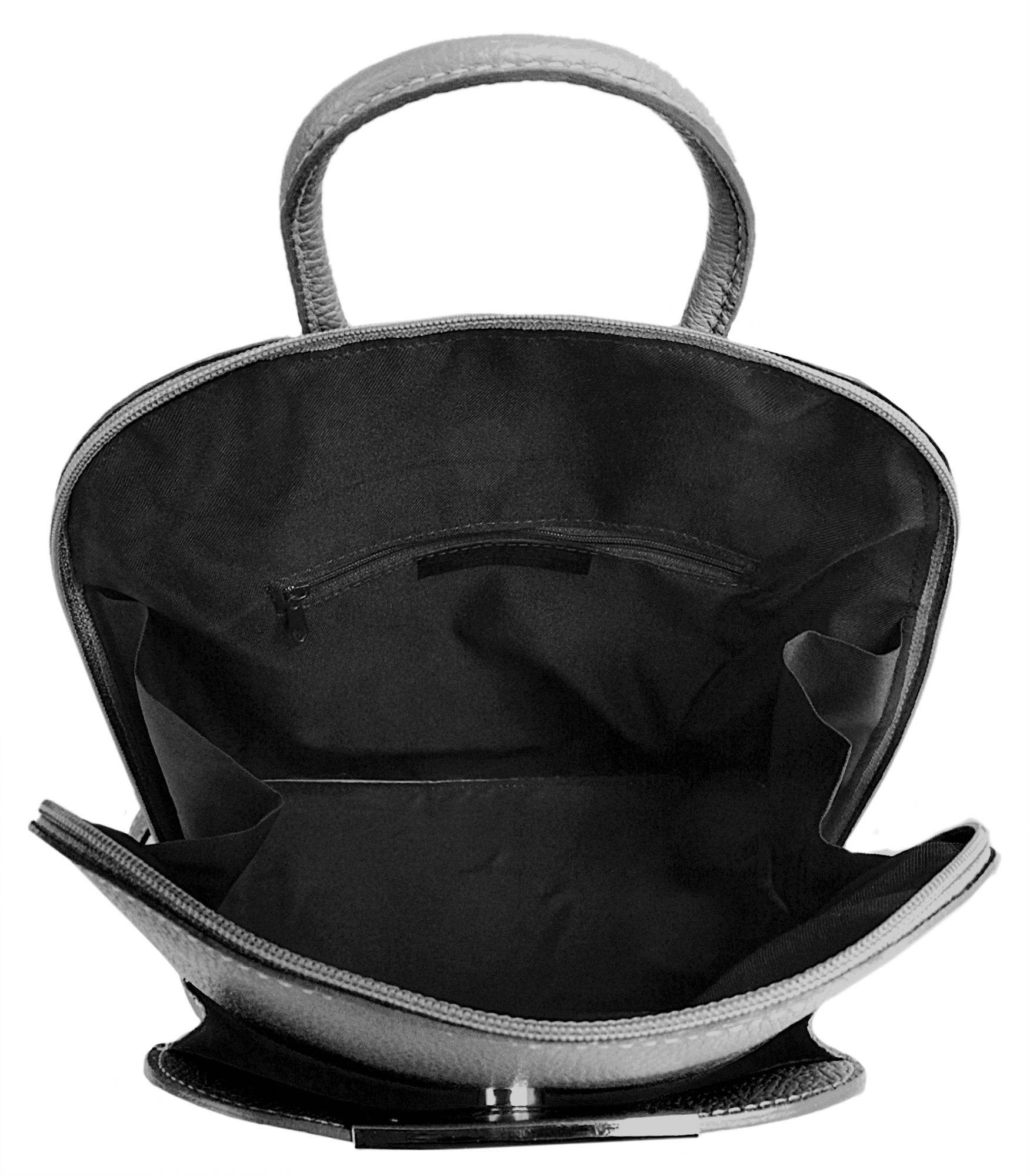 Cluty Cityrucksack, echt Leder, Made in Italy
