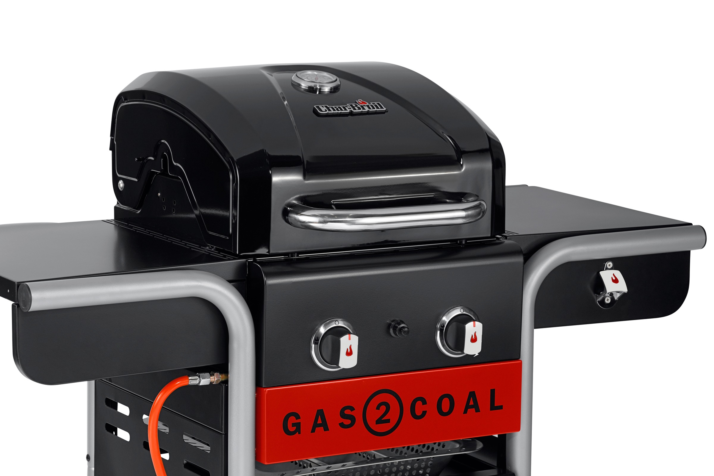 5. Bild von Char-Broil Kombigrill »Hybrid Gas2Coal 2.0 210«, 2-Brenner mit Seitenablage