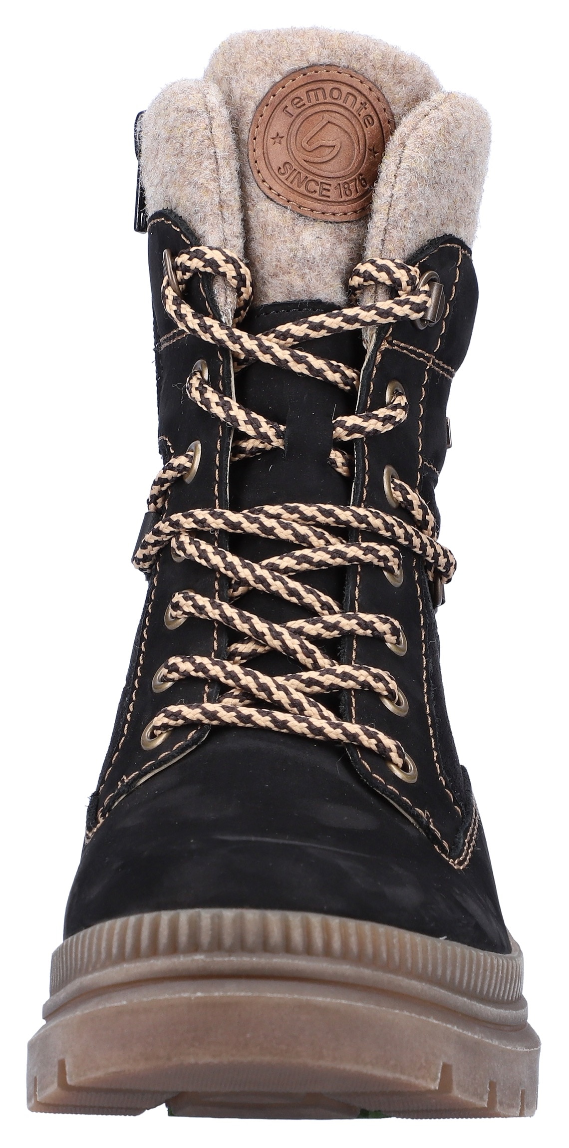 Remonte Winterboots »FIBER-GRIP«, Schnürstiefelette, Profilsohle, mit Schurwollfutter und TEX