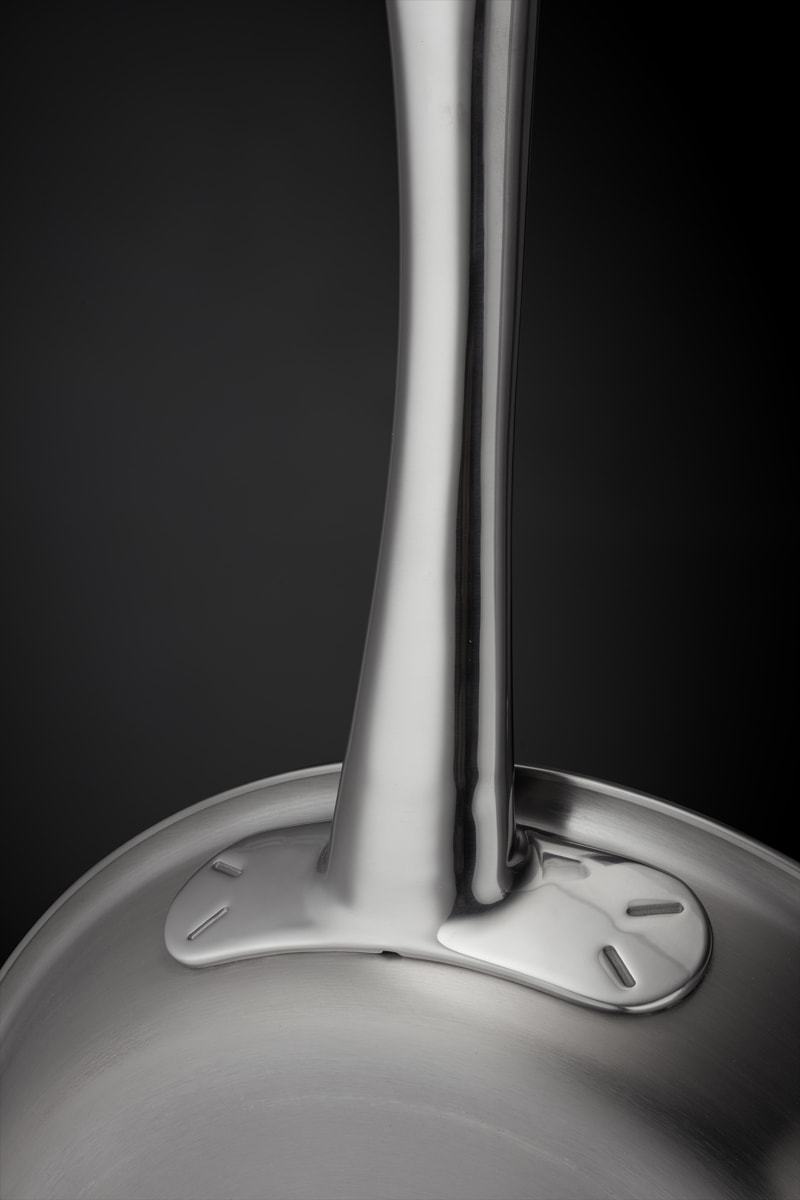 Fissler Kasserolle »M5 Pro-Ply Stielkasserolle  mit Metalldeckel« 1 tlg. Edelstahl 18/10