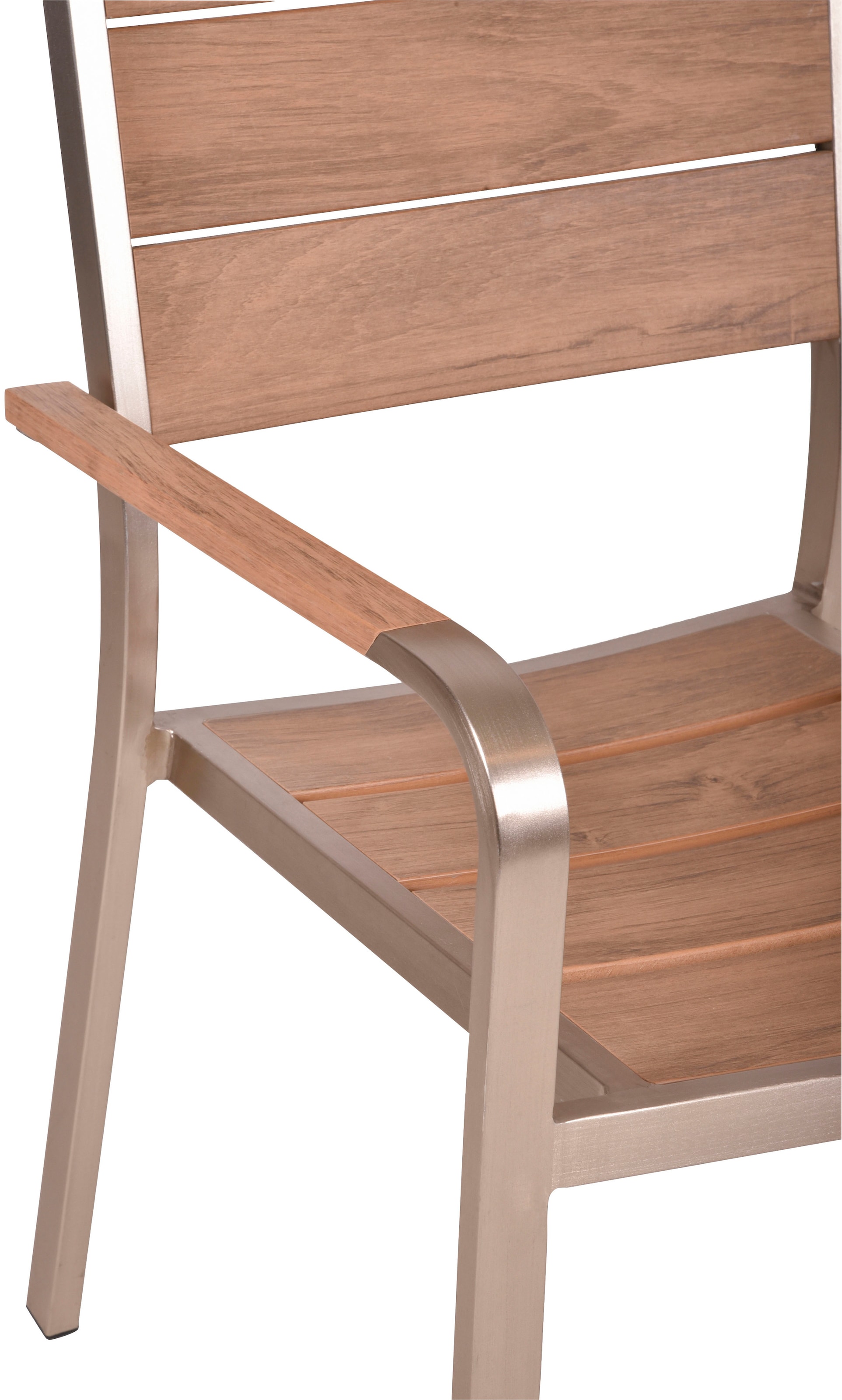 Garden Pleasure Garten-Essgruppe »FLORENCE« 9 Stk. tlg. mit platzsparenden Stapelstühlen