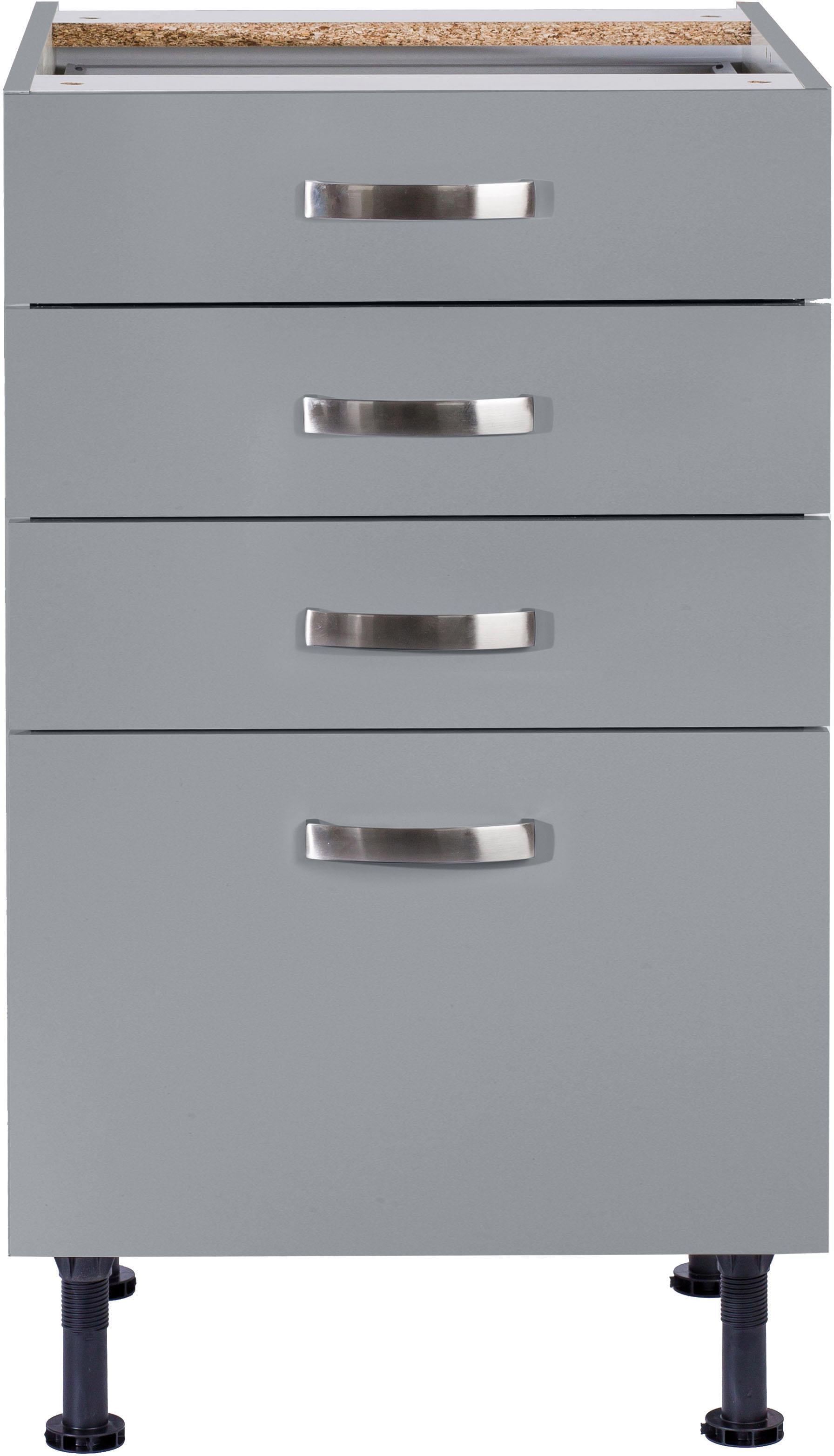 KOCHSTATION Unterschrank »KS-Cara« Breite 50 cm, mit Vollauszügen und Soft- günstig online kaufen