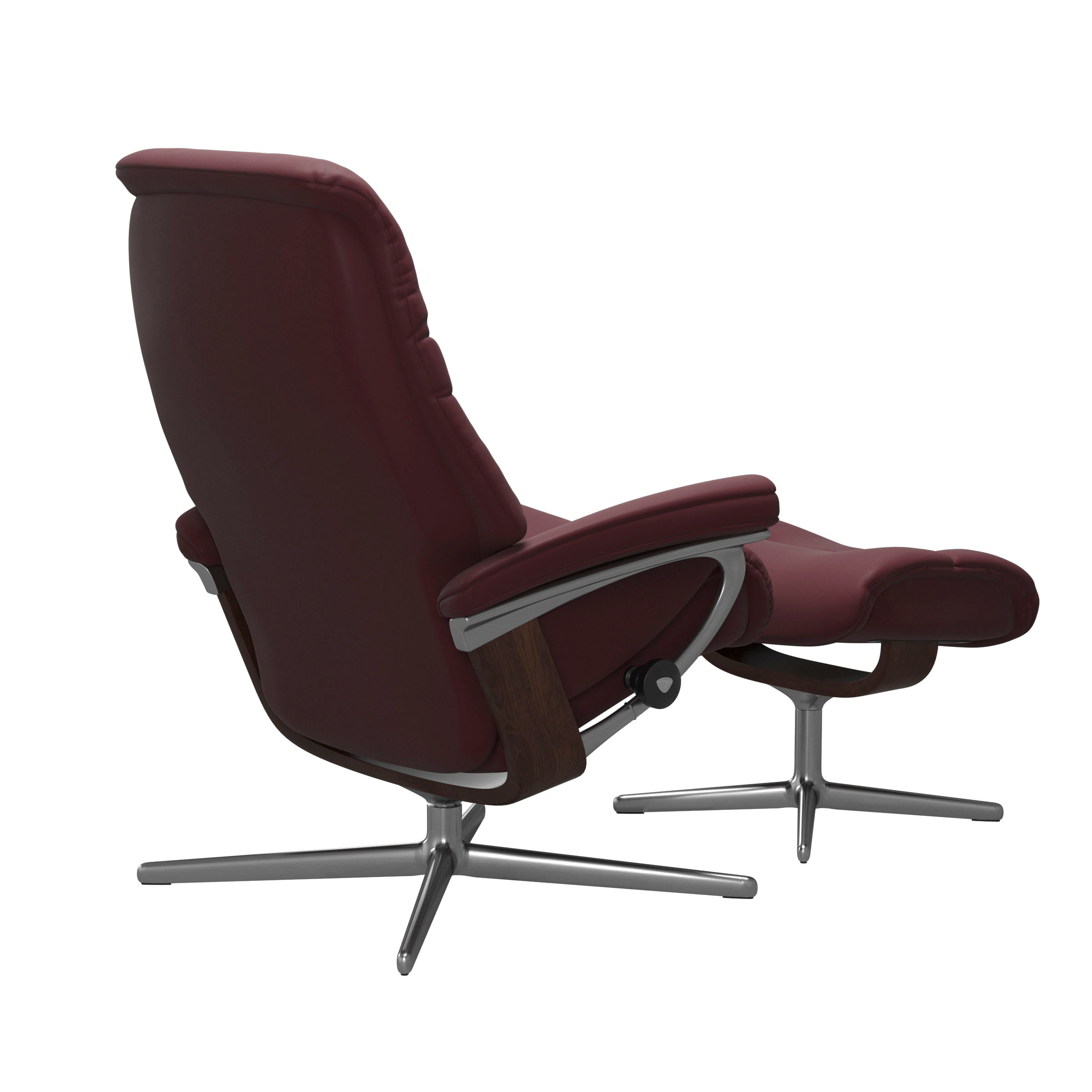 Stressless® Relaxsessel »Sunrise«, mit Cross Base, Größe S, M & L, Holzakzent Braun