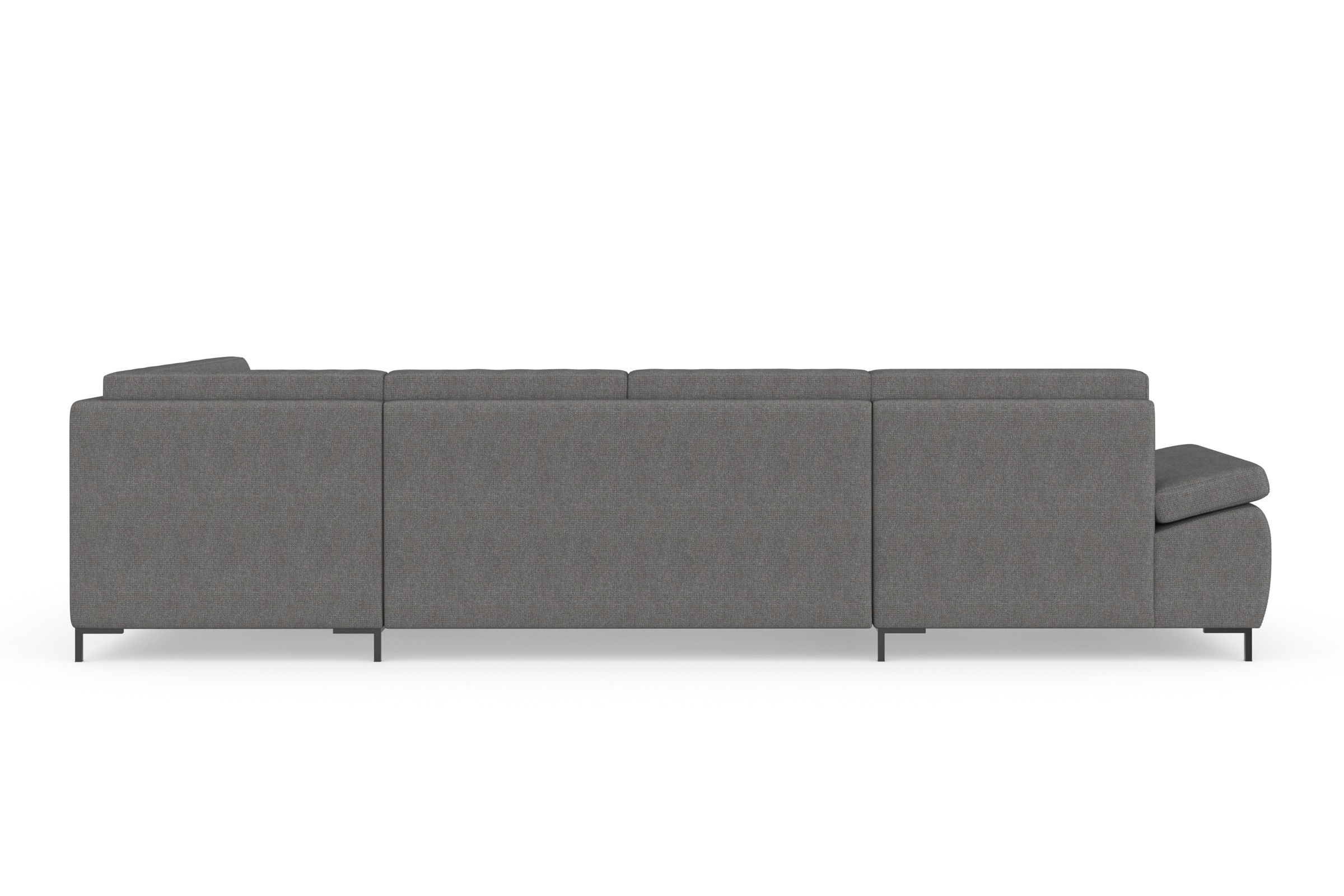 DOMO collection Wohnlandschaft »Capelo U-Form«, mit Armteilverstellung, wahlweise mit Bettfunktion, Federkern
