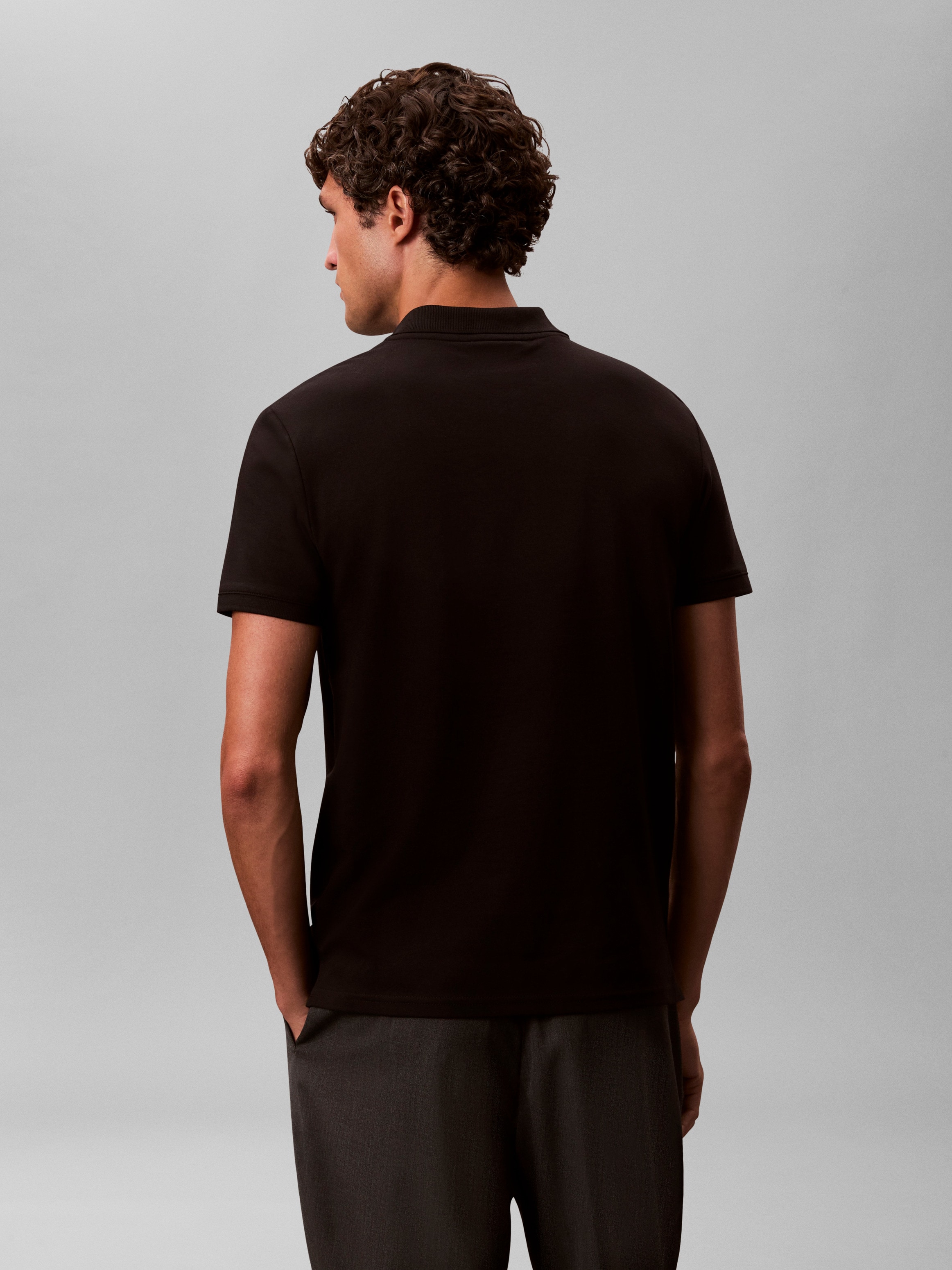 Calvin Klein Poloshirt »SS SLIM REFINED PIQUE POLO« slim fit
