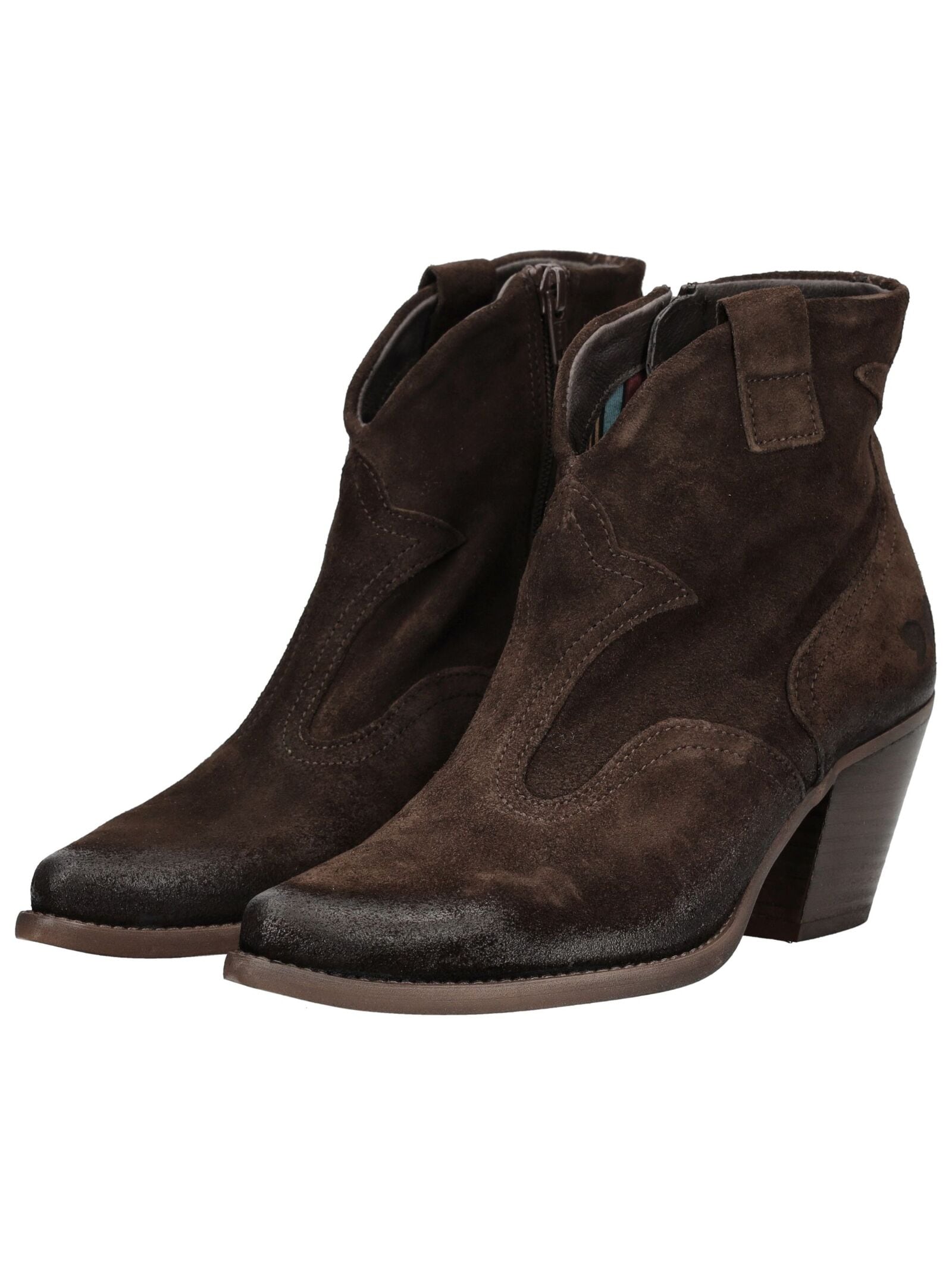 Felmini Bikerboots »Felmini Stiefelette Veloursleder«