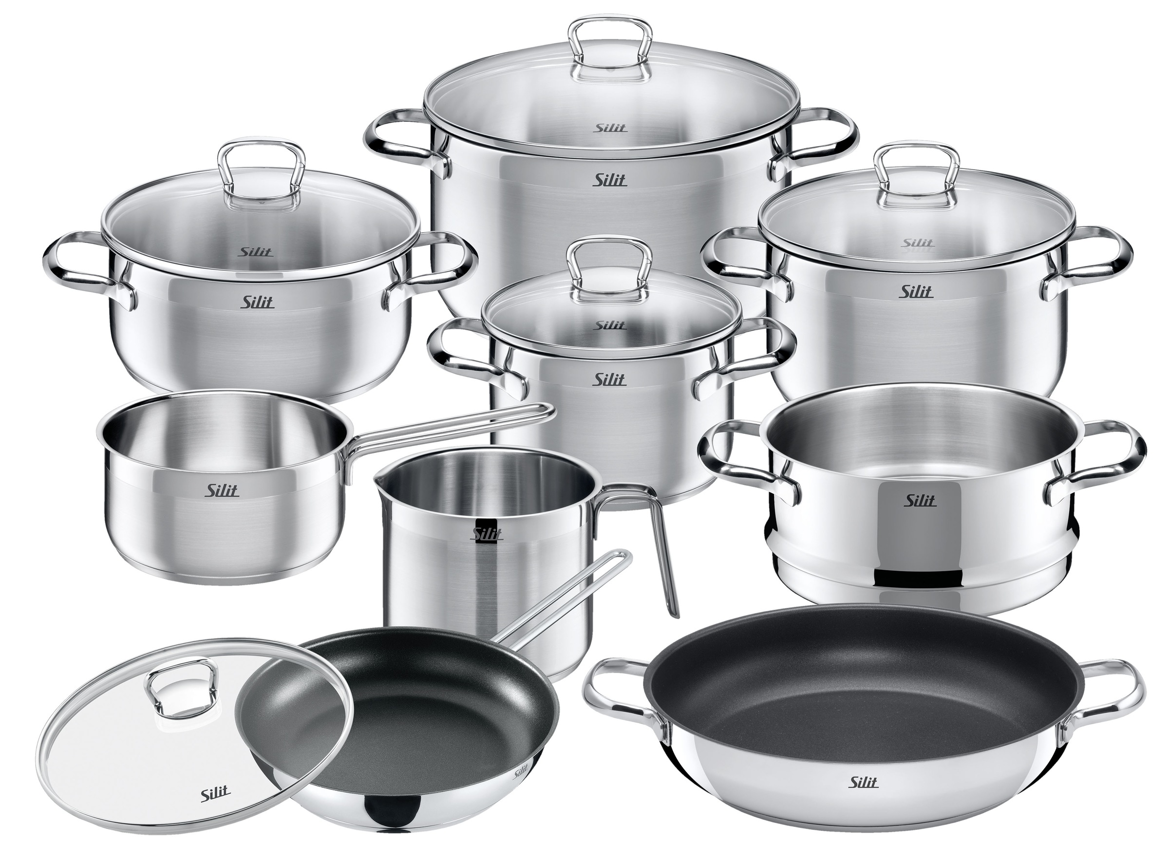 Silit Topf-Set »Toskana«, Edelstahl 18/10, (Set, 14 tlg., mit Milchtopf und günstig online kaufen