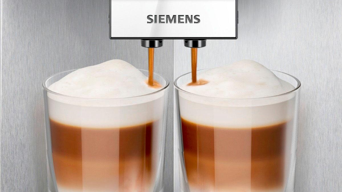 13. Bild von SIEMENS Kaffeevollautomat »EQ.9 s300 TI923509DE, schwarz/Edelstahl«, extra leise, autom. Milchsystem-Reinigung, bis zu 6 Profile
