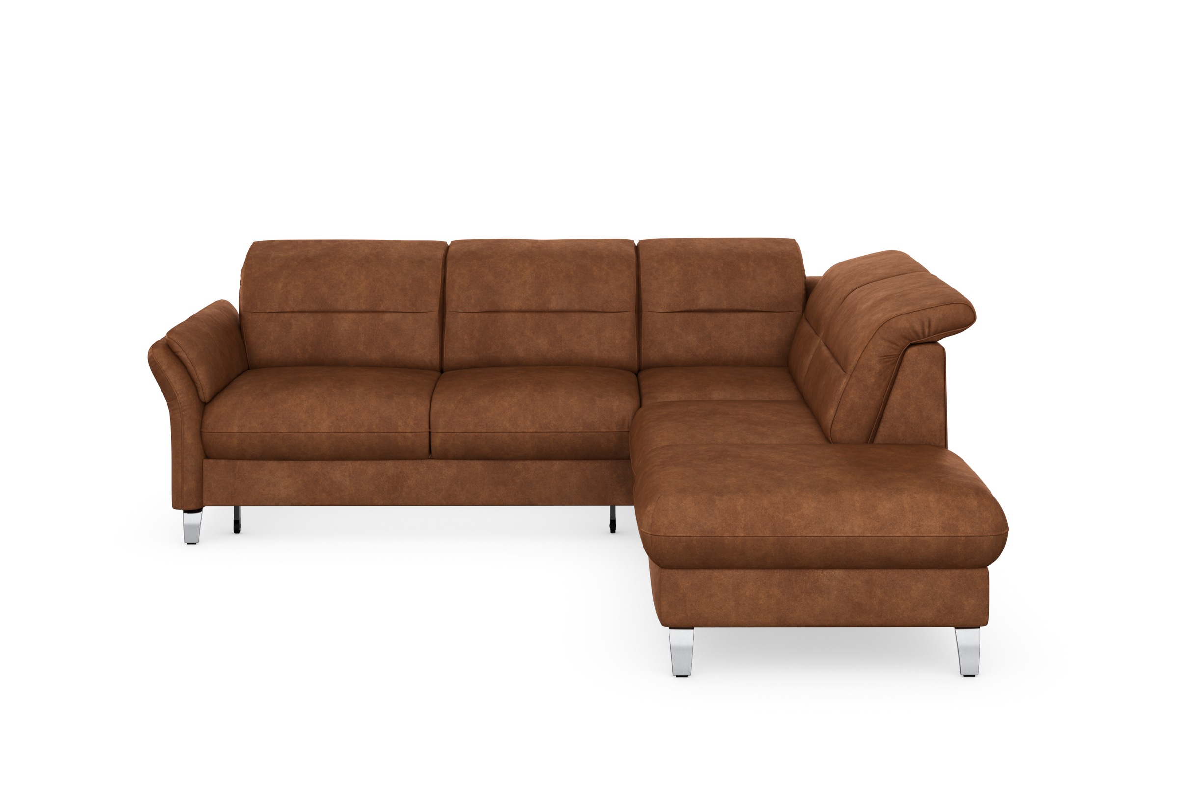 sit&more Ecksofa »Grenoble L-Form mit Federkern«, wahlweise mit Bettfunktio günstig online kaufen