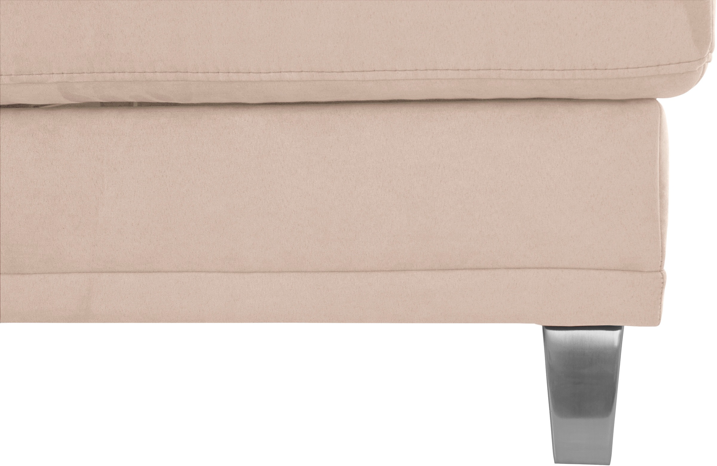 sit&more Ecksofa »Clio L-Form«, wahlweise mit Bettfunktion oder Vorziehsitz und Bettkasten, Federkern