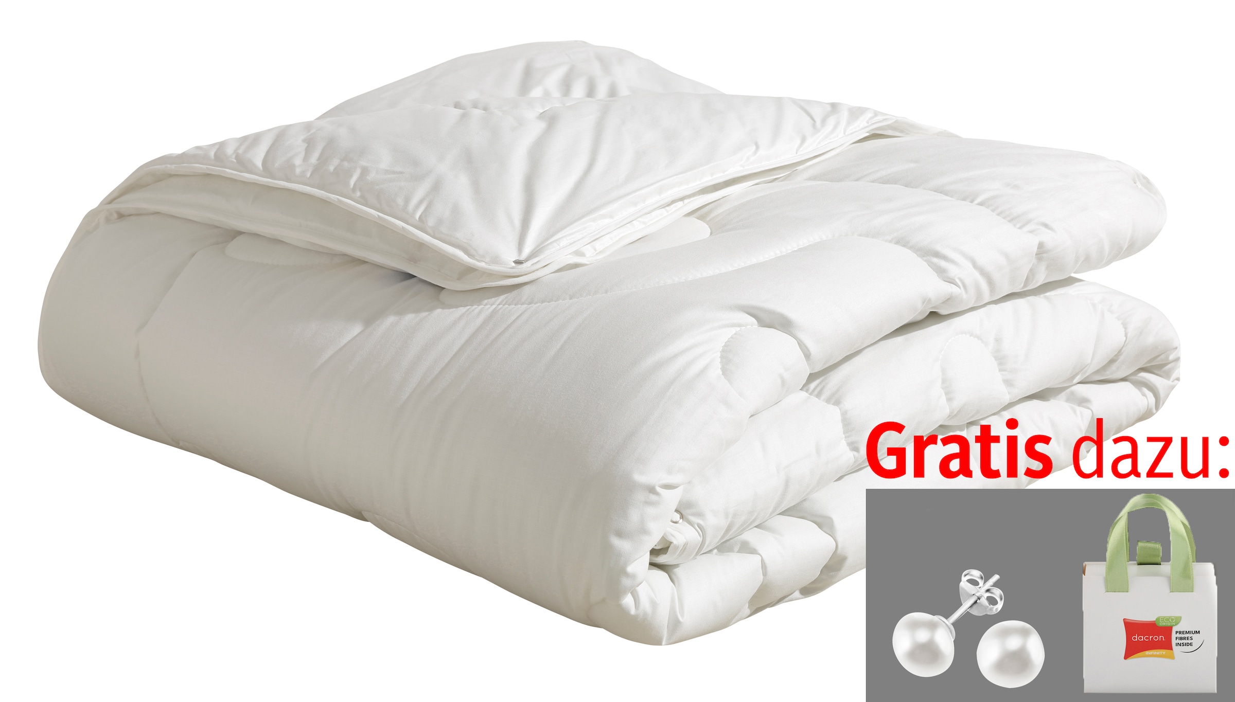 Beco Kunstfaserbettdecke »Aerelle™ Blue "Gold" NEUHEIT Bettdecke mit Gratis günstig online kaufen