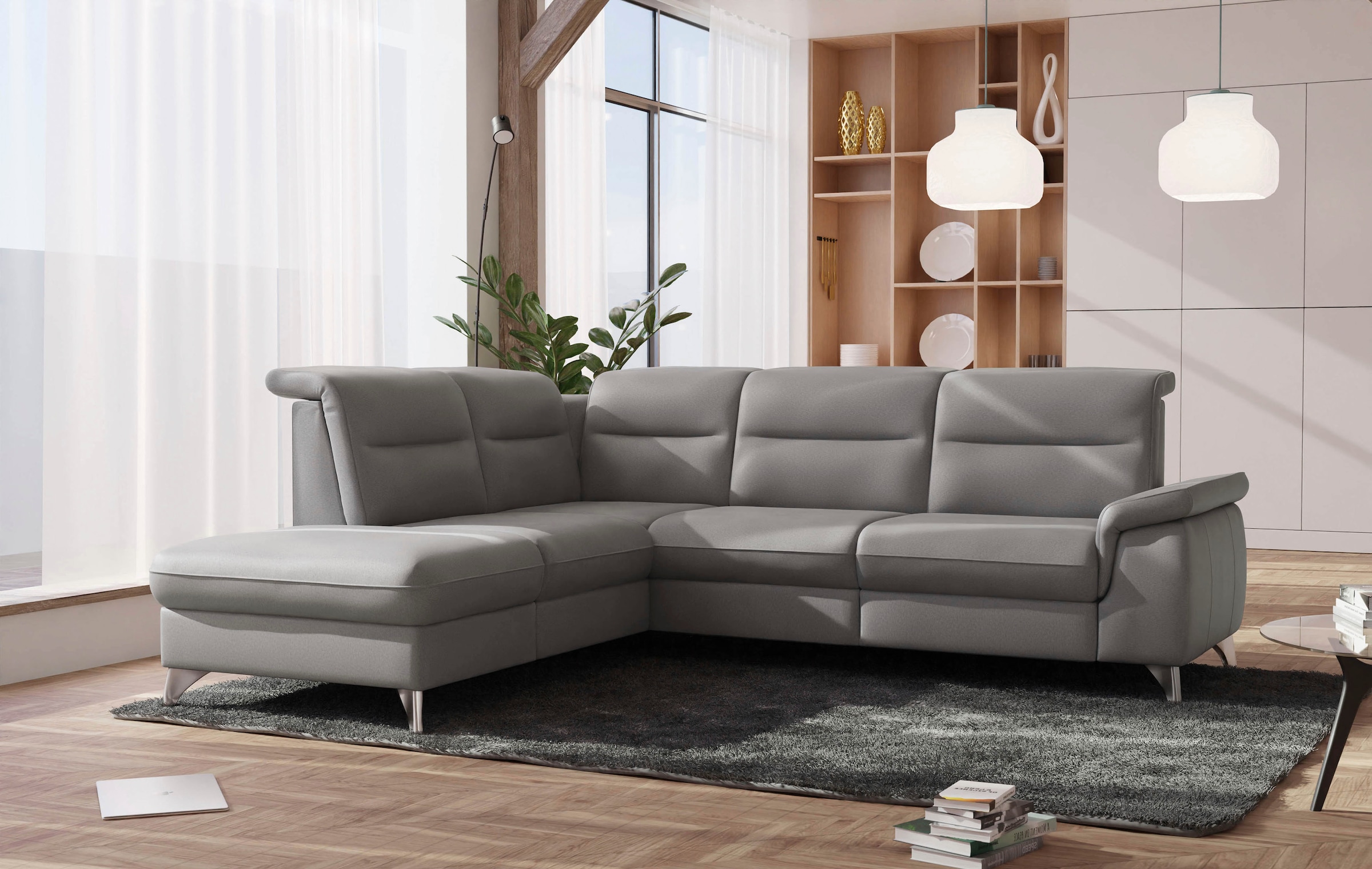 sit&more Ecksofa »Astoria L-Form«, wahlweise mit motorischer Relaxfunktion günstig online kaufen