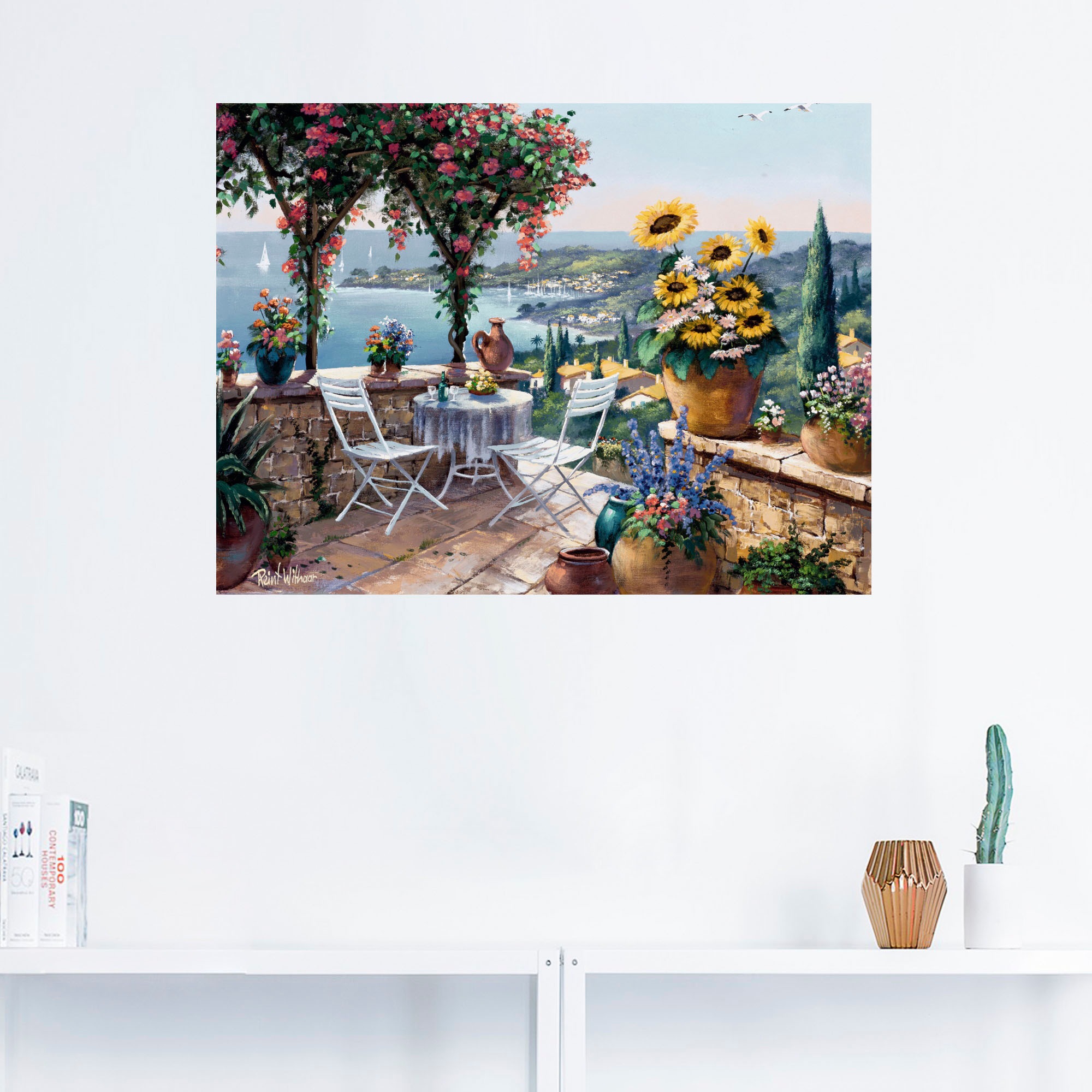 Artland Wandbild »Momente der Meditation«, Garten, (1 St.), als Leinwandbild, Poster, Wandaufkleber in verschied. Größen