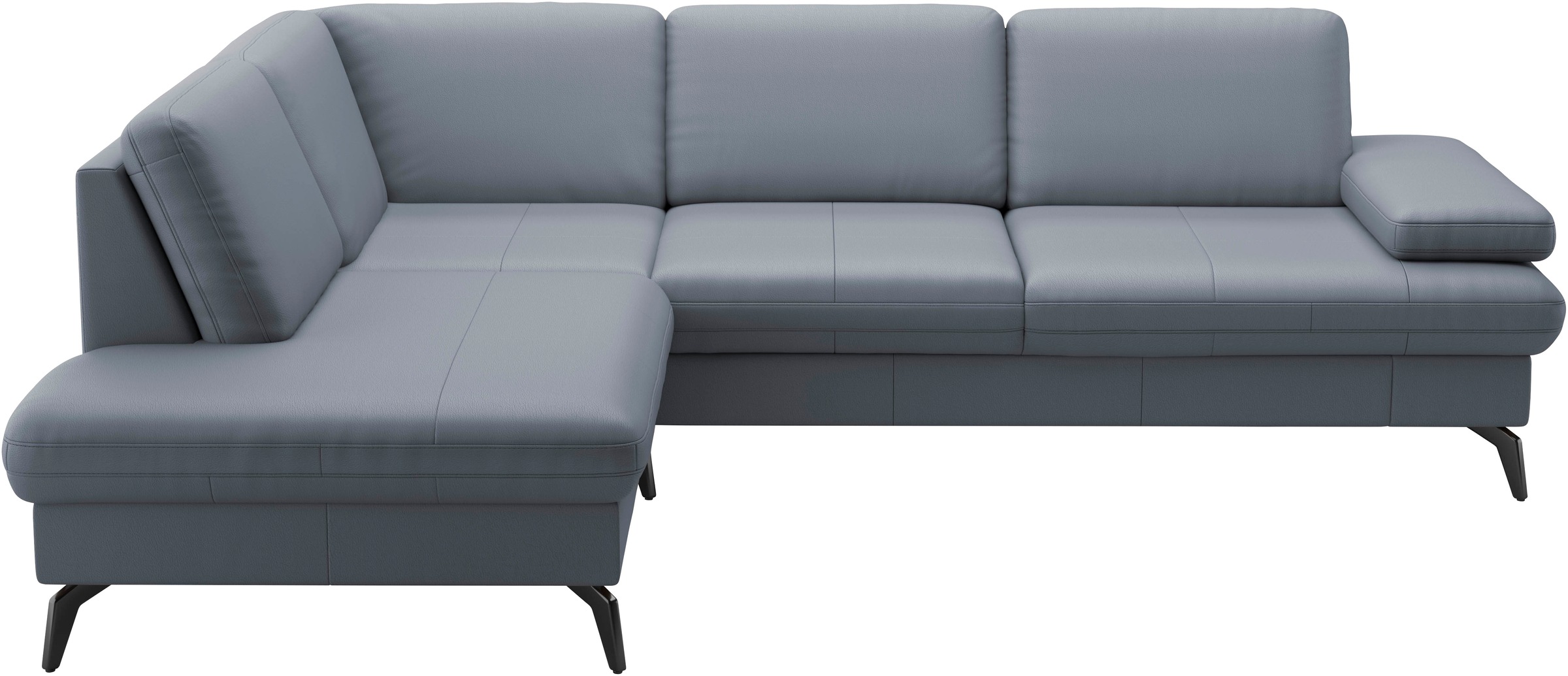 sit&more Ecksofa »Morris L-Form, inkl. Sitztiefenverstellung«, wahlweise mit Armteilverstellung, Bettfunktion & Bettkasten