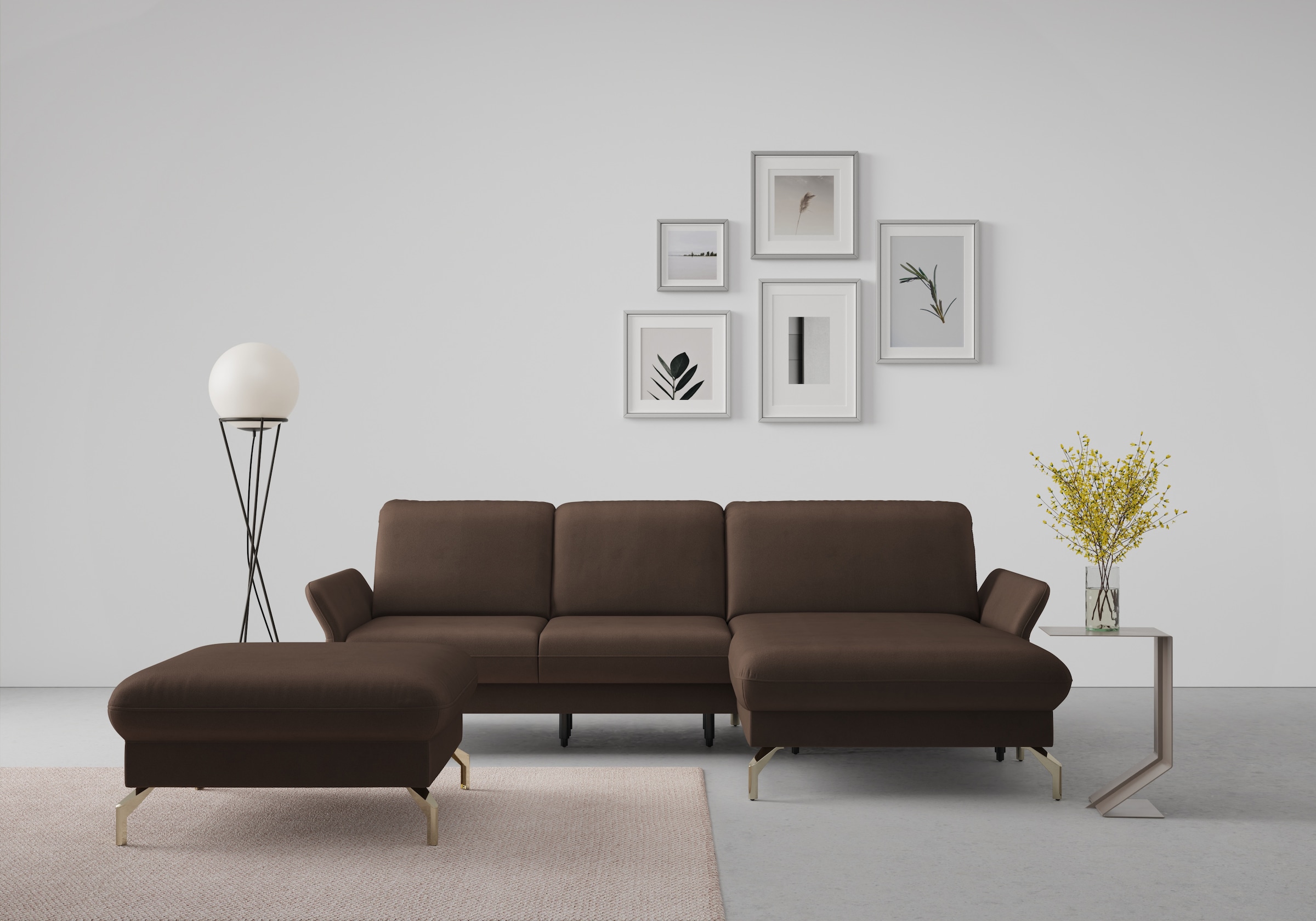 sit&more Ecksofa »Fashion L-Form« wahlweise mit Kopfteilverstellung, Vorzie günstig online kaufen