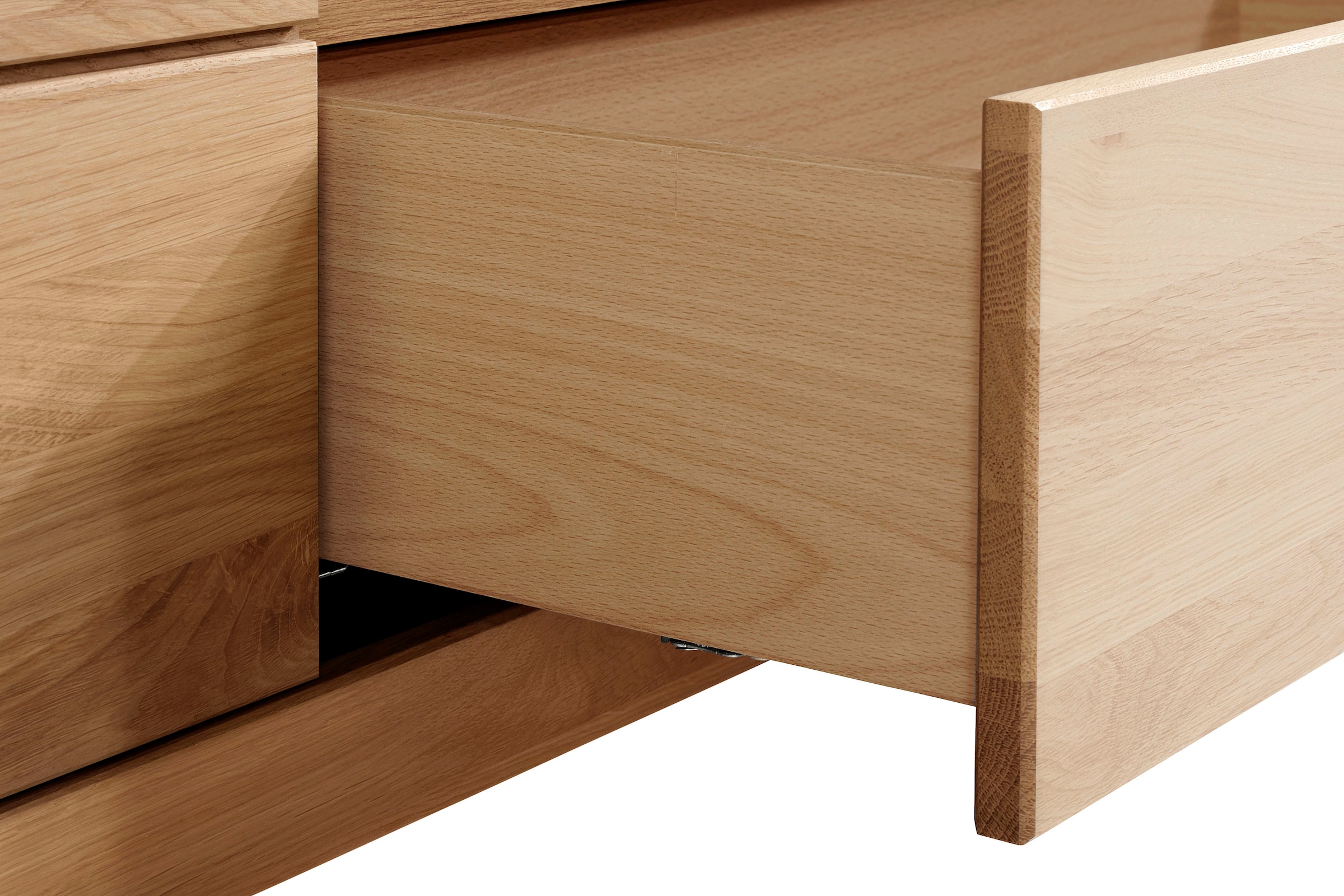 VOGL Möbelfabrik Lowboard »1237«, Massivholzfront, Breite ca. 171 cm, mit Softclose Funktion