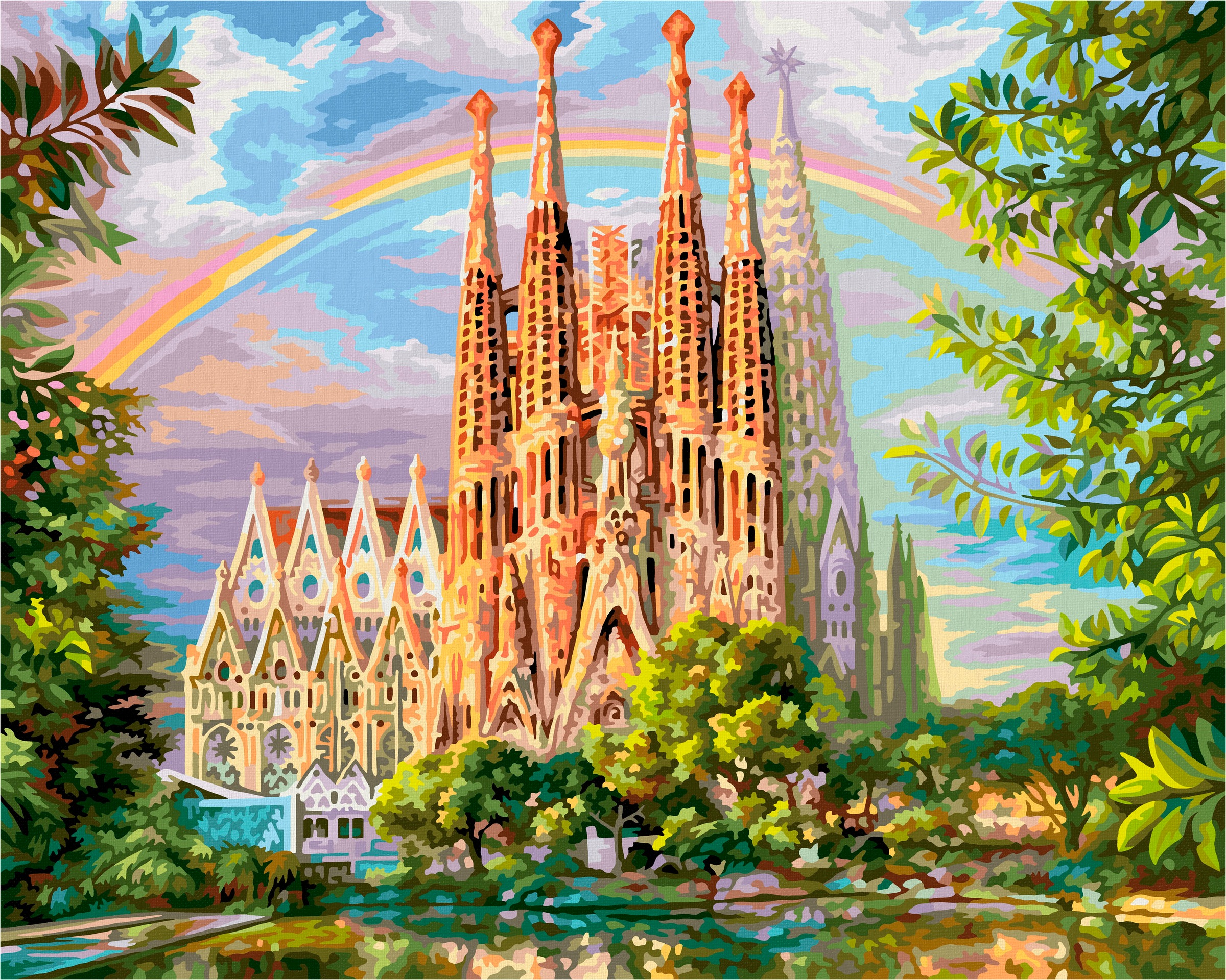 Schipper Malen nach Zahlen »Meisterklasse Premium - Sagrada Familia«, Made in Germany