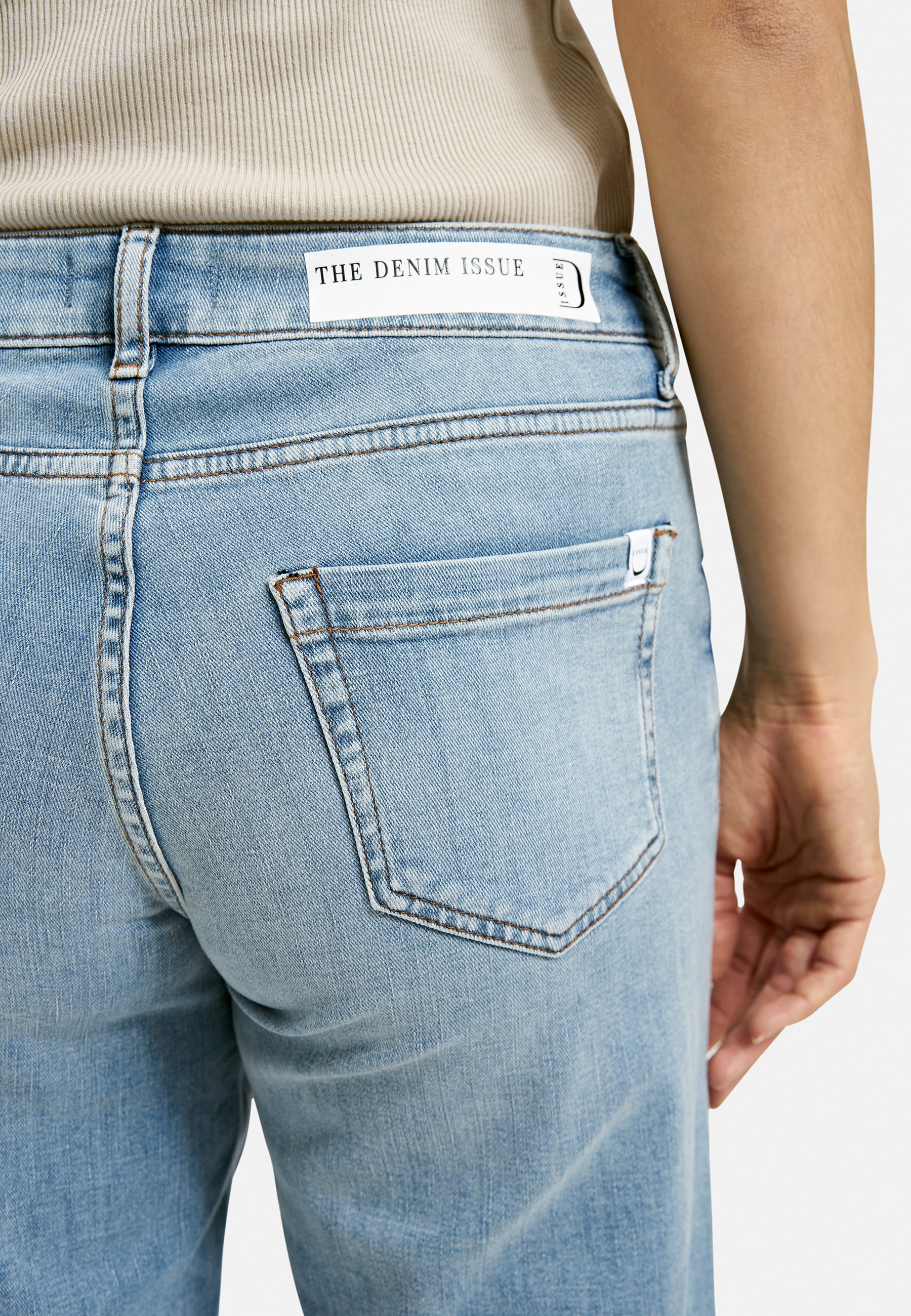 Smith & Soul Straight-Jeans Wide Leg, Mid Rise