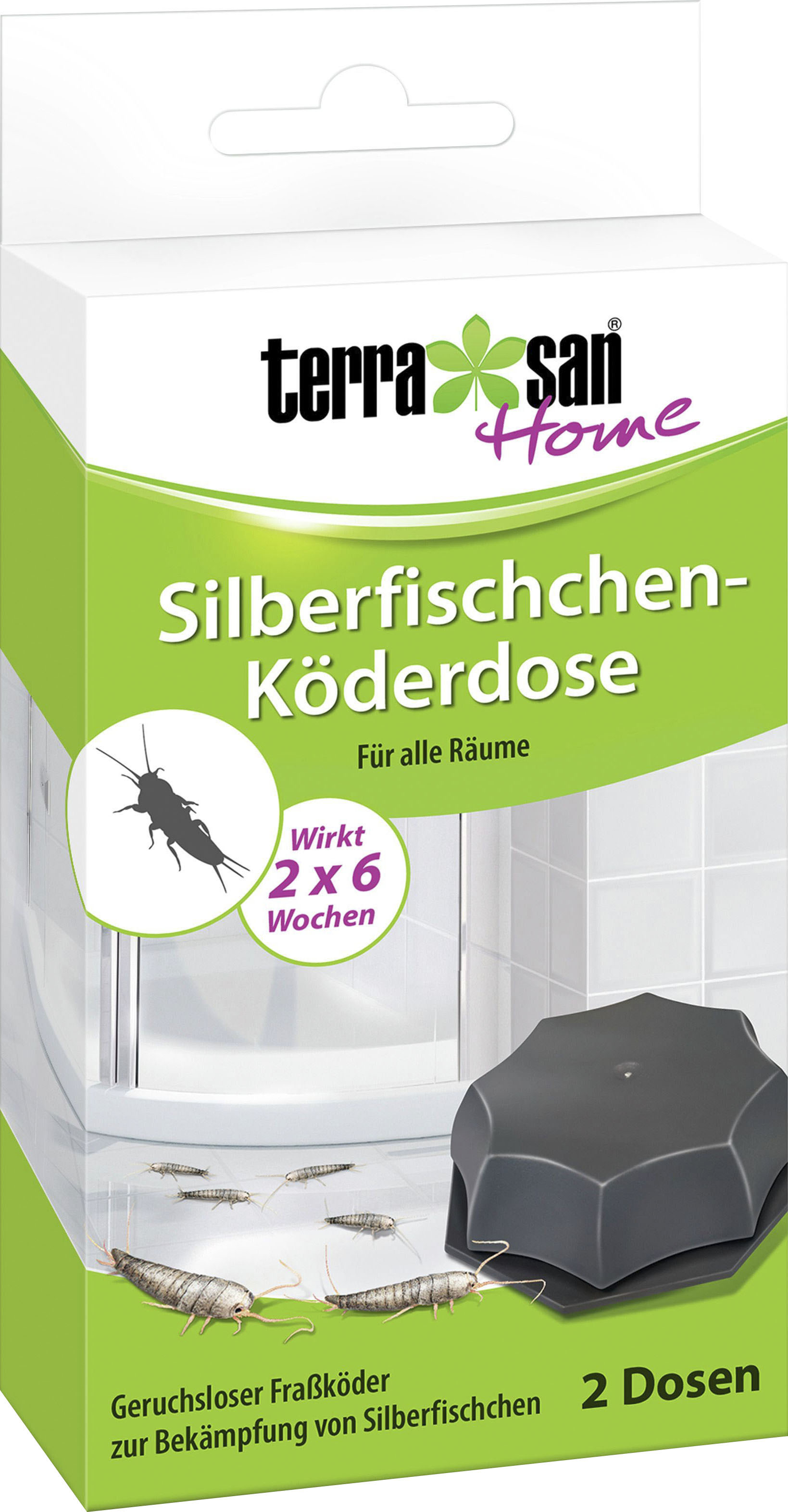 Köderdose »Silberfischchen-Köderdose«, 2 Dosen