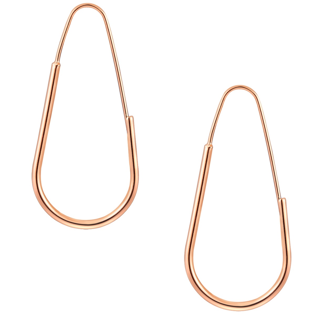 Yokoamii Paar Creolen »Set: Y50«, (2 tlg.), Creolen roségold