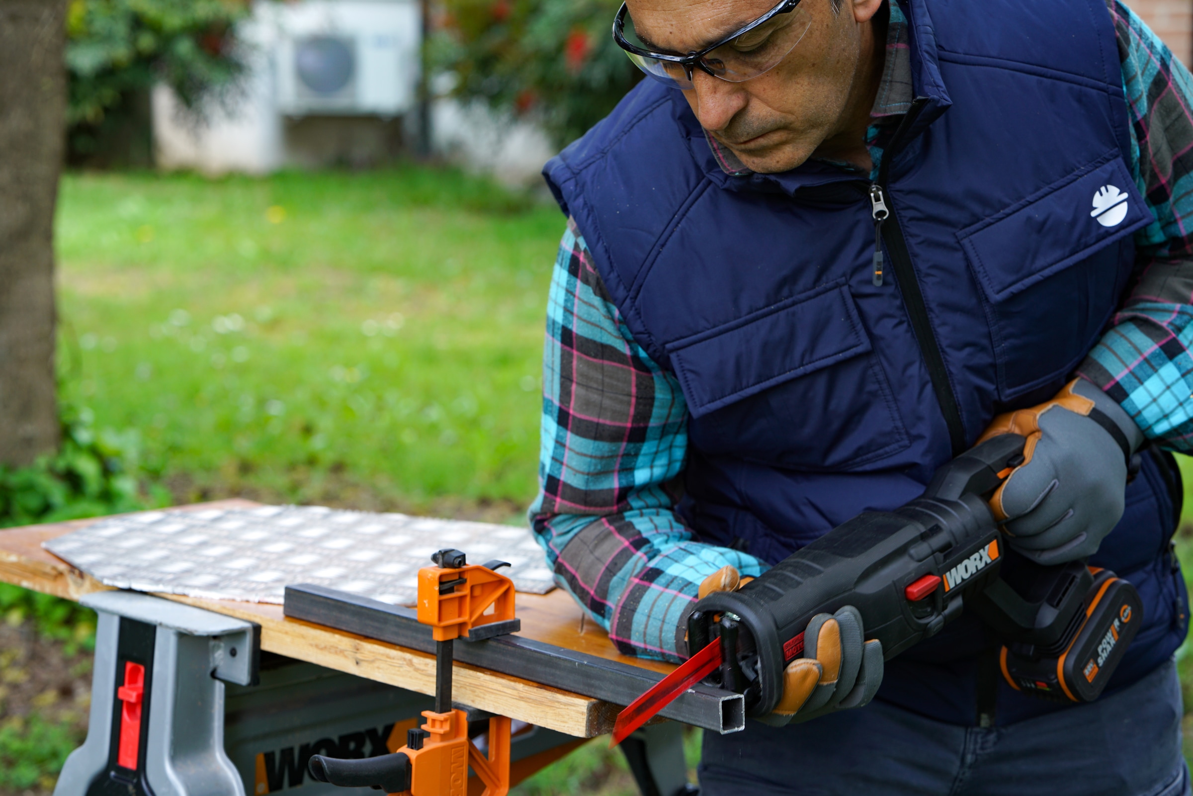 Worx Akku-Säbelsäge »WX516.9 NITRO«, Brushless-Motor, variable Drehzahlregelung, ohne Akku & Ladegerät