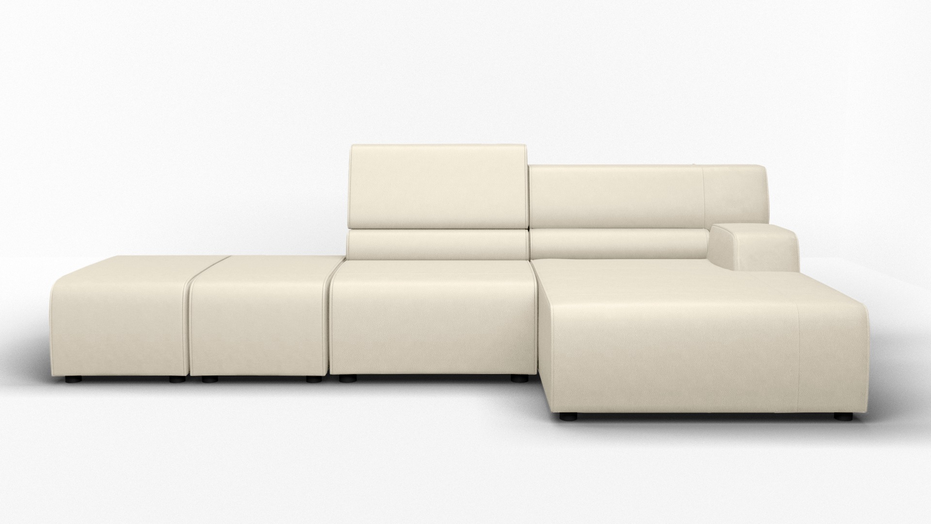 Egoitaliano Ecksofa »Babouche, Designsofa mit außergewöhnlichem Sitzkomfort günstig online kaufen