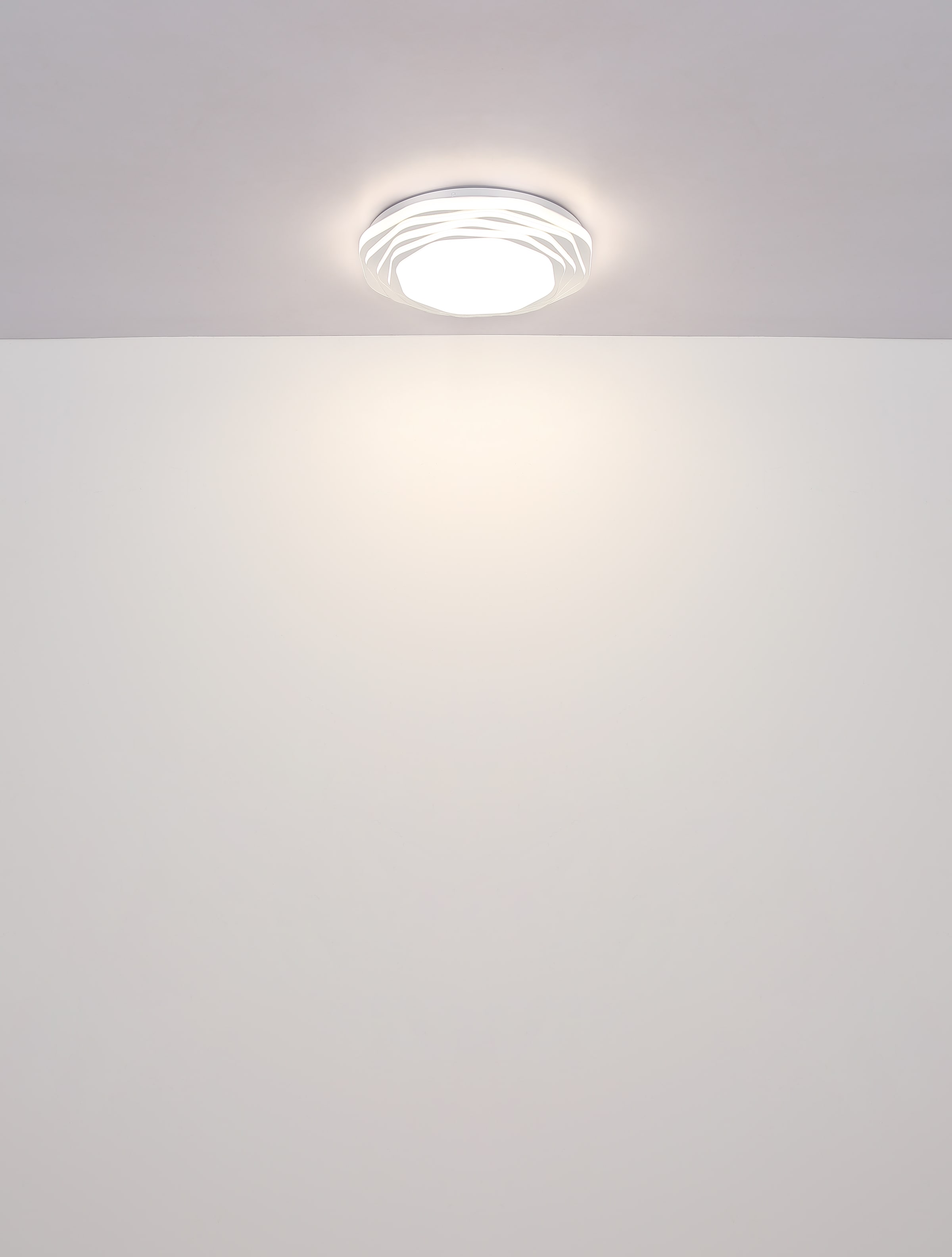 GLOBO LIGHTING LED Deckenleuchte »FLORDELIS« LED-Modul 1 Stk. Deckenlampe/rund/Wohnzimmer/Schlafzimmer/elegant