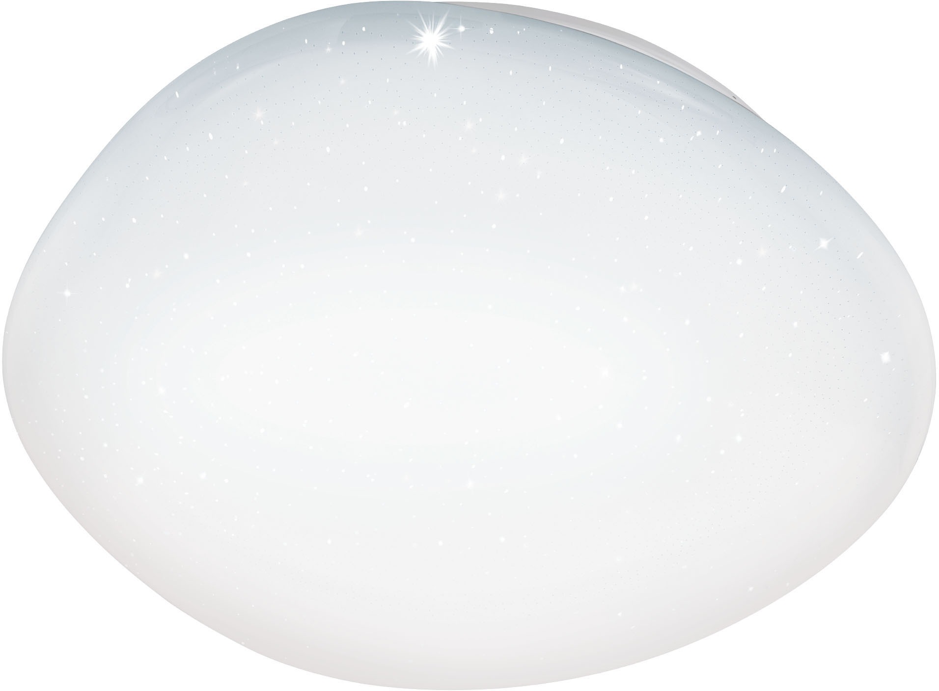 EGLO Deckenleuchte »SILERAS-Z Deckenlampe weiß, Kristalleffekt, ZigBee 3.0, günstig online kaufen