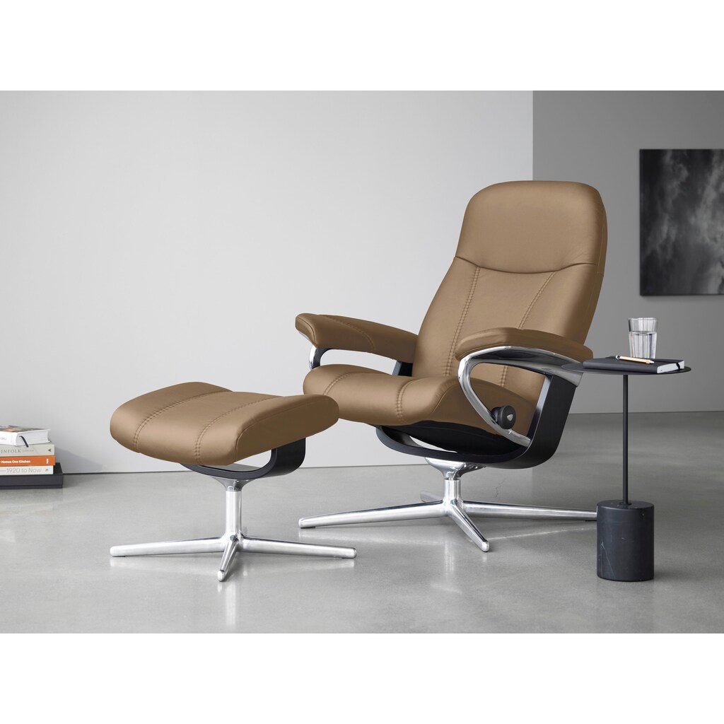 Stressless® Relaxsessel »Consul«, (Set, Relaxsessel mit Hocker)