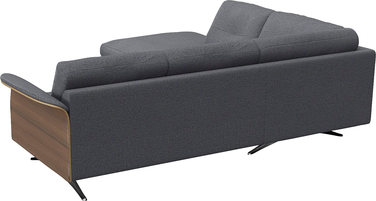 FLEXLUX Ecksofa »Glow, super bequem durch hochwertigem Sitzaufbau mit Federkern, L-Form« Modernes skandinavisches Design