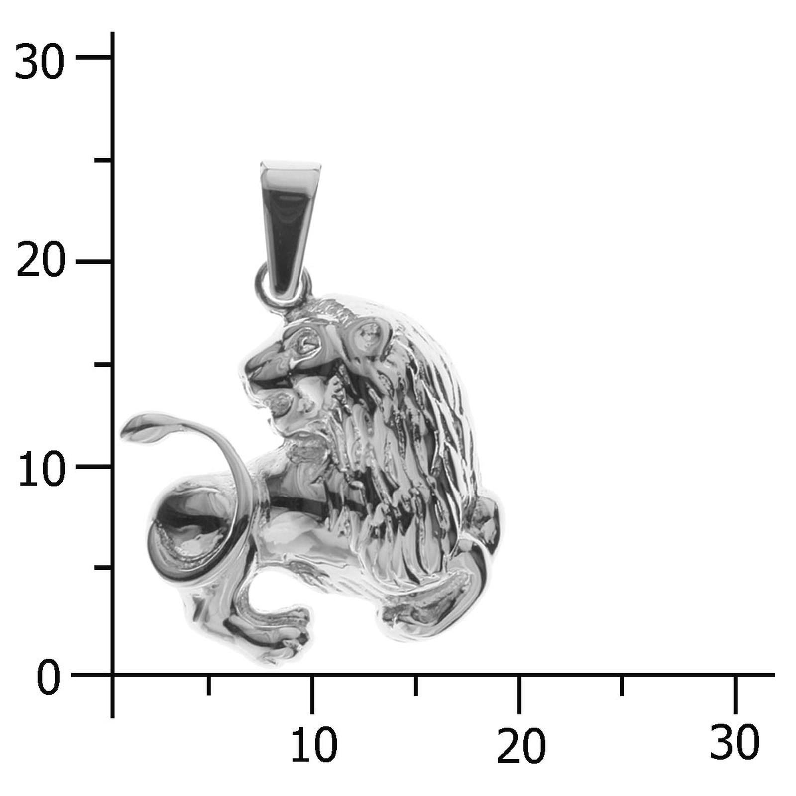 OSTSEE-SCHMUCK Kettenanhänger »Ostsee-Schmuck Anhänger Tierkreiszeichen Löwe« 1 Stk. tlg.