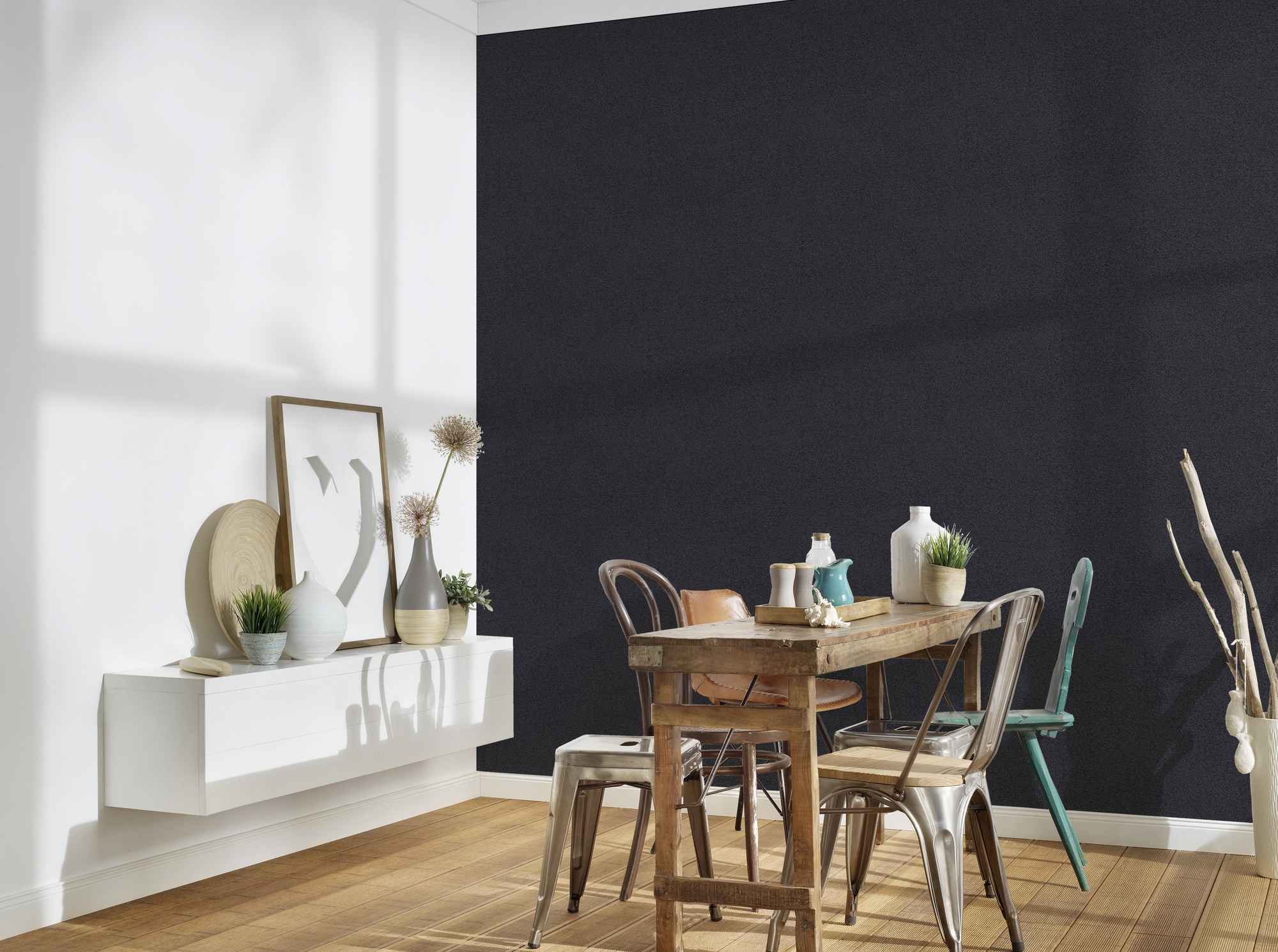 A.S. Création Vliestapete »New Elegance«, einfarbig-unifarben-uni, Uni Tapete einfarbig Tapeten Wohnzimmer Schlafzimmer Küche modern Büro