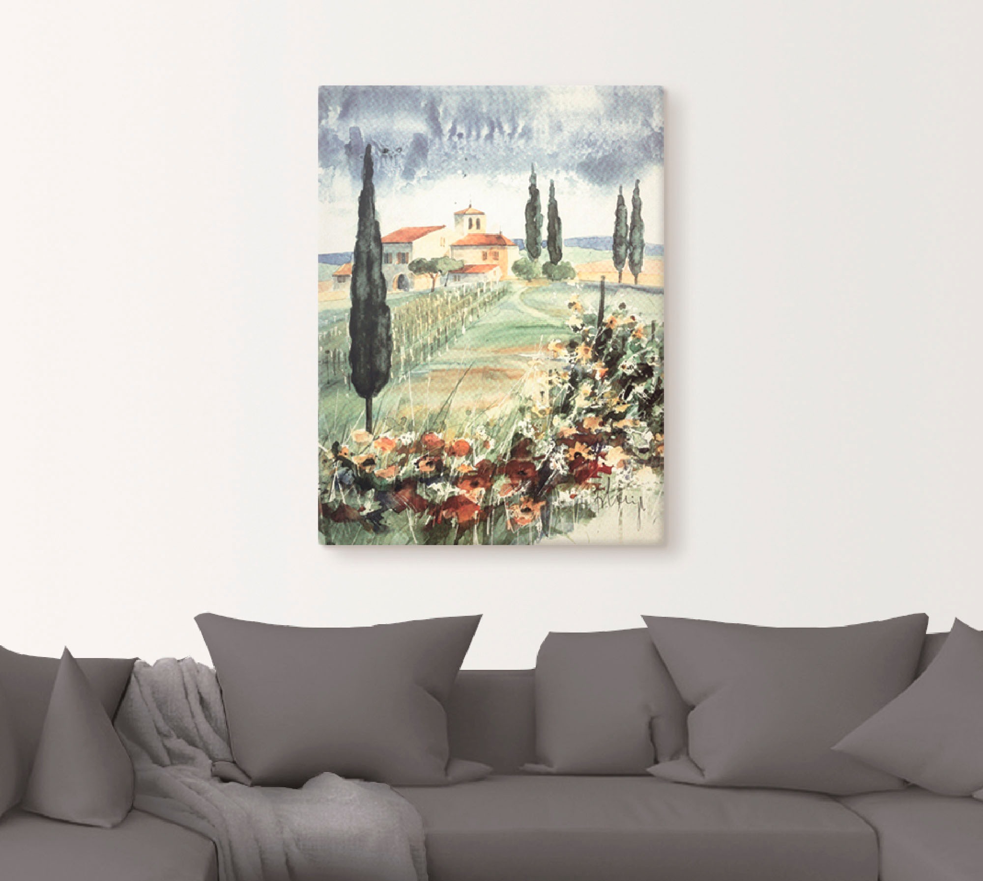 Artland Wandbild »Toskana I« Europa 1 Stk. tlg. als Leinwandbild, Poster in günstig online kaufen