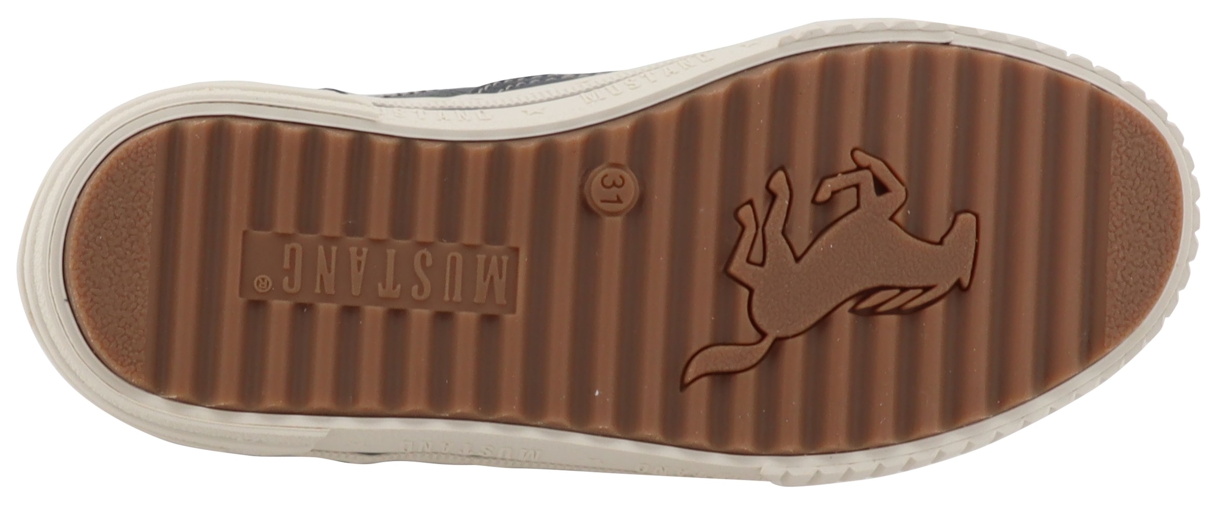 Mustang Shoes Sneaker »Ezio«  High Top Sneaker, Schnürboots mit Reißverschluss