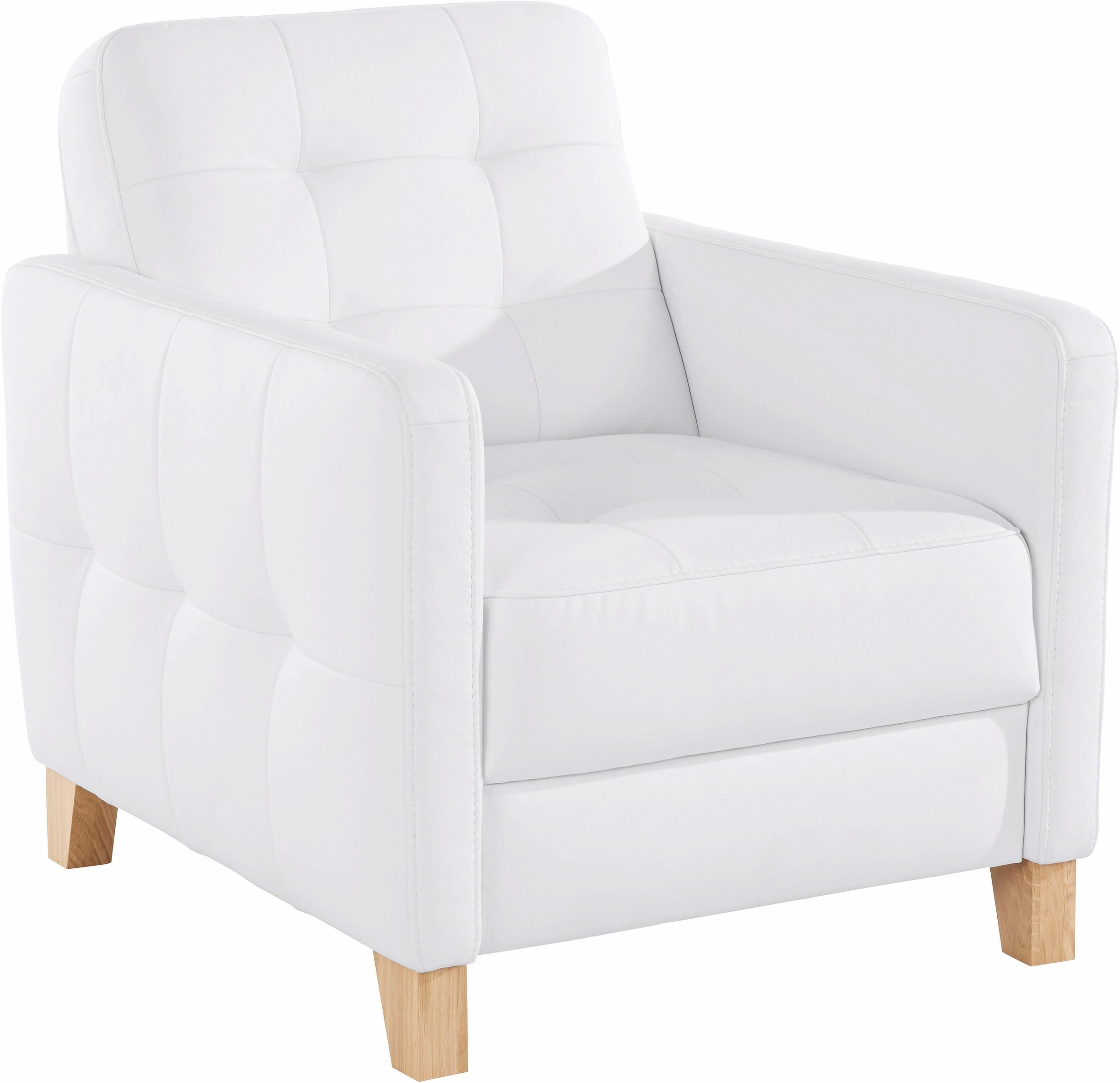 exxpo - sofa fashion Sessel »Elio, Loungesessel, aufwendige Detailverarbeit günstig online kaufen