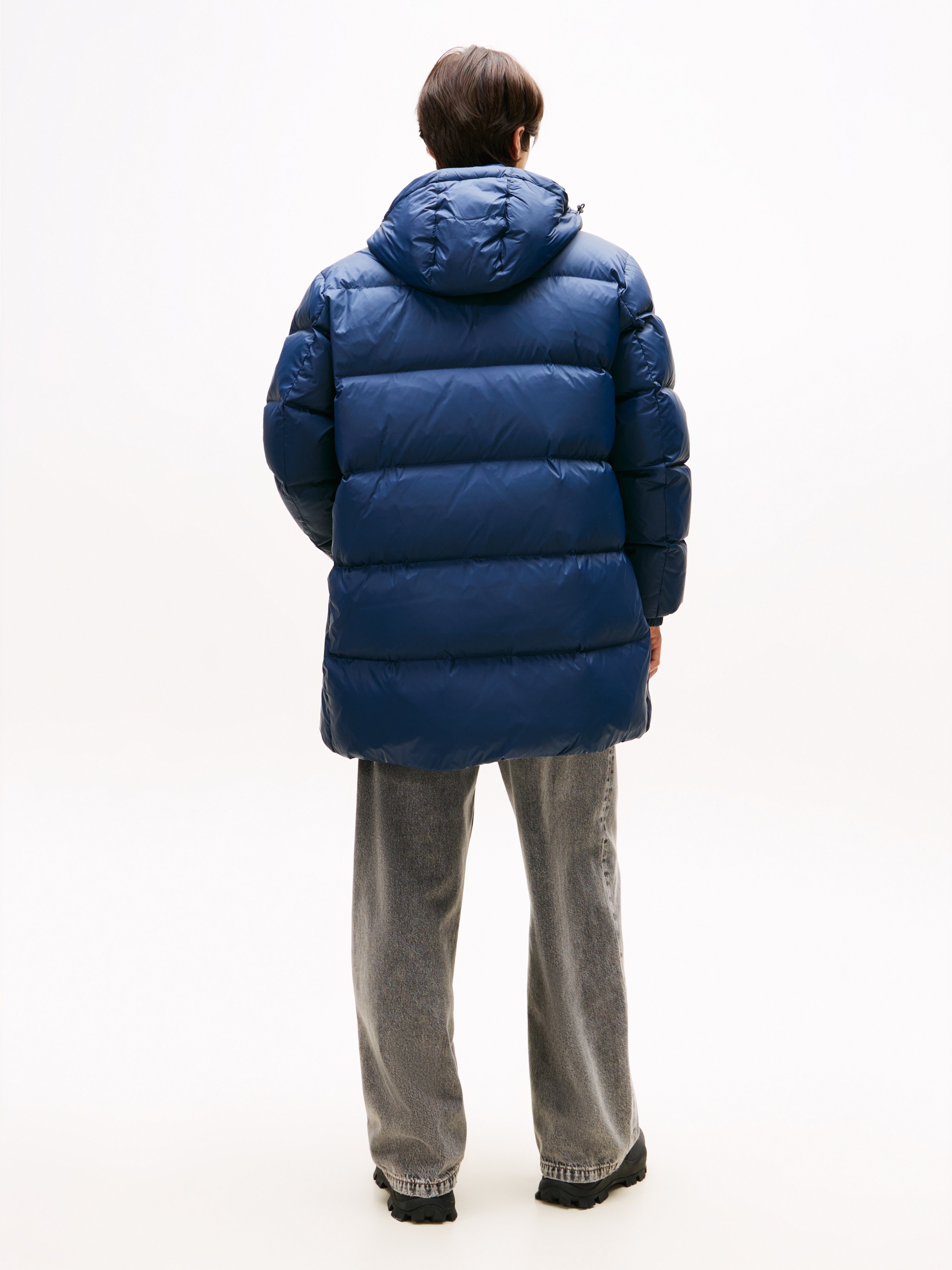 Tommy Jeans Steppjacke »TJM ESSENTIAL DOWN PARKA«, mit Kapuze, Daunenjacke, Übergangsjacke mit Kapuze