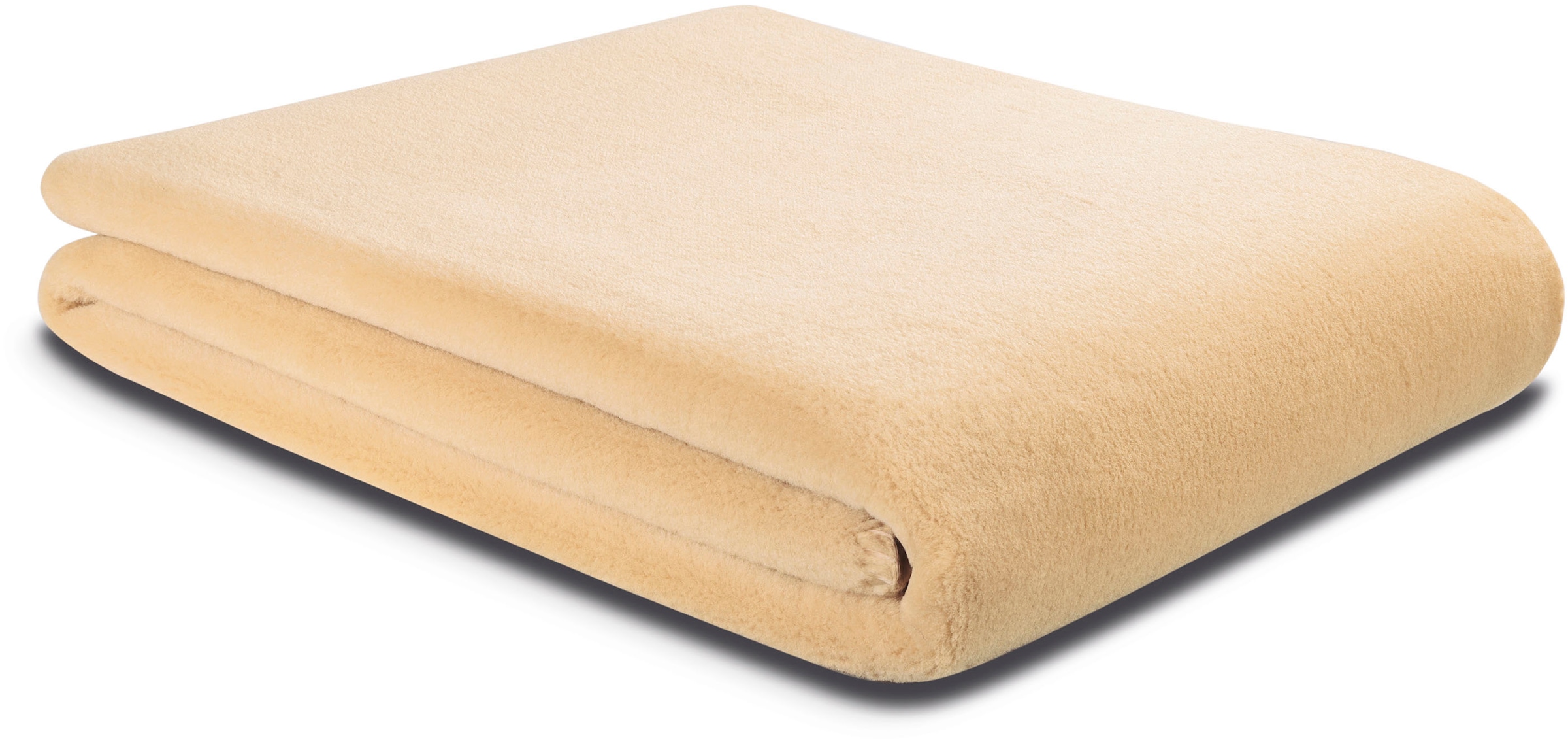 Biederlack Wohndecke »Wohndecke Wool Feel im Pelz-Look«, mit gektteltem Zie günstig online kaufen