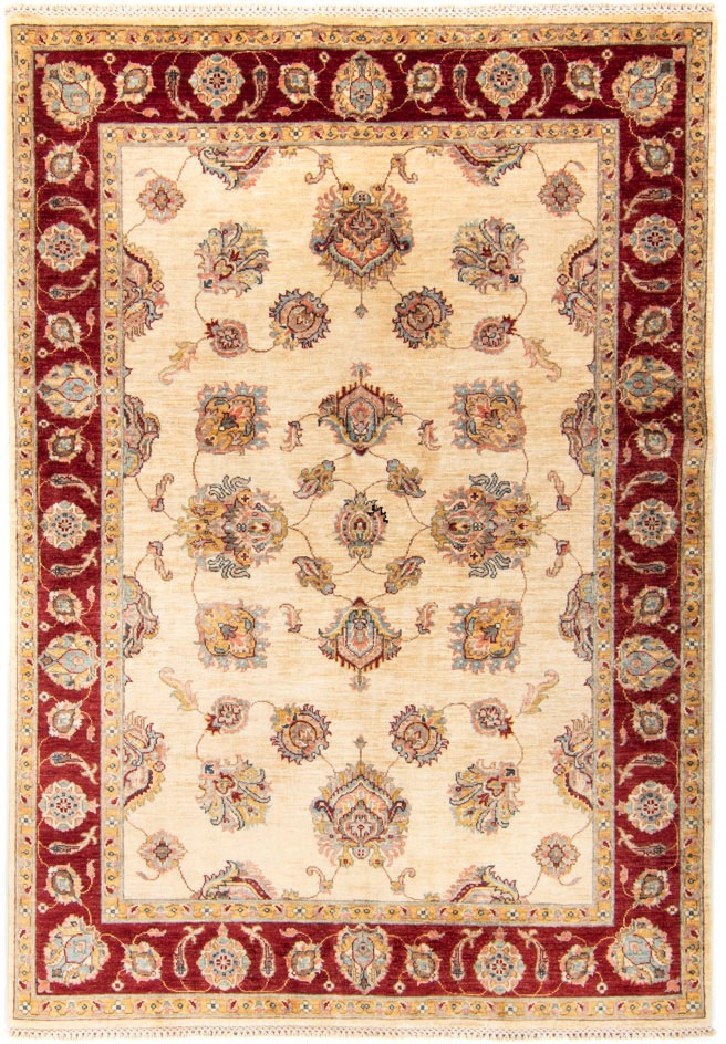 morgenland Orientteppich »Ziegler - 212 x 151 cm - beige«, rechteckig, Wohn günstig online kaufen