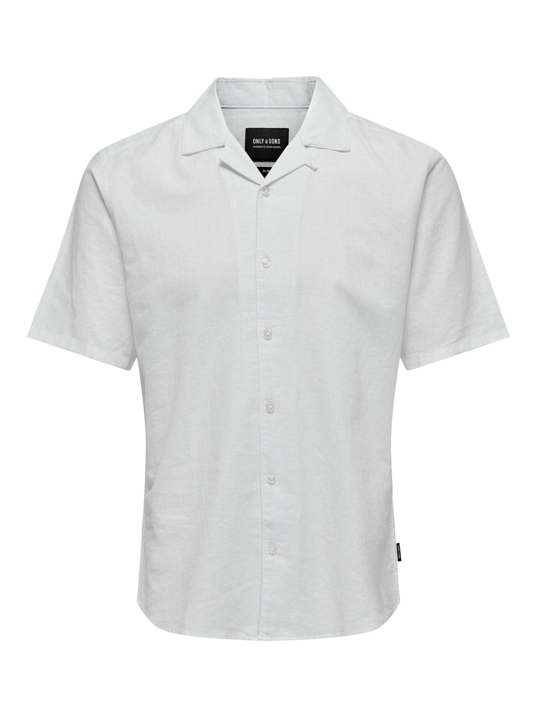 ONLY & SONS Kurzarmhemd »ONSCAIDEN SS SOLID RESORT LINEN NOOS«
