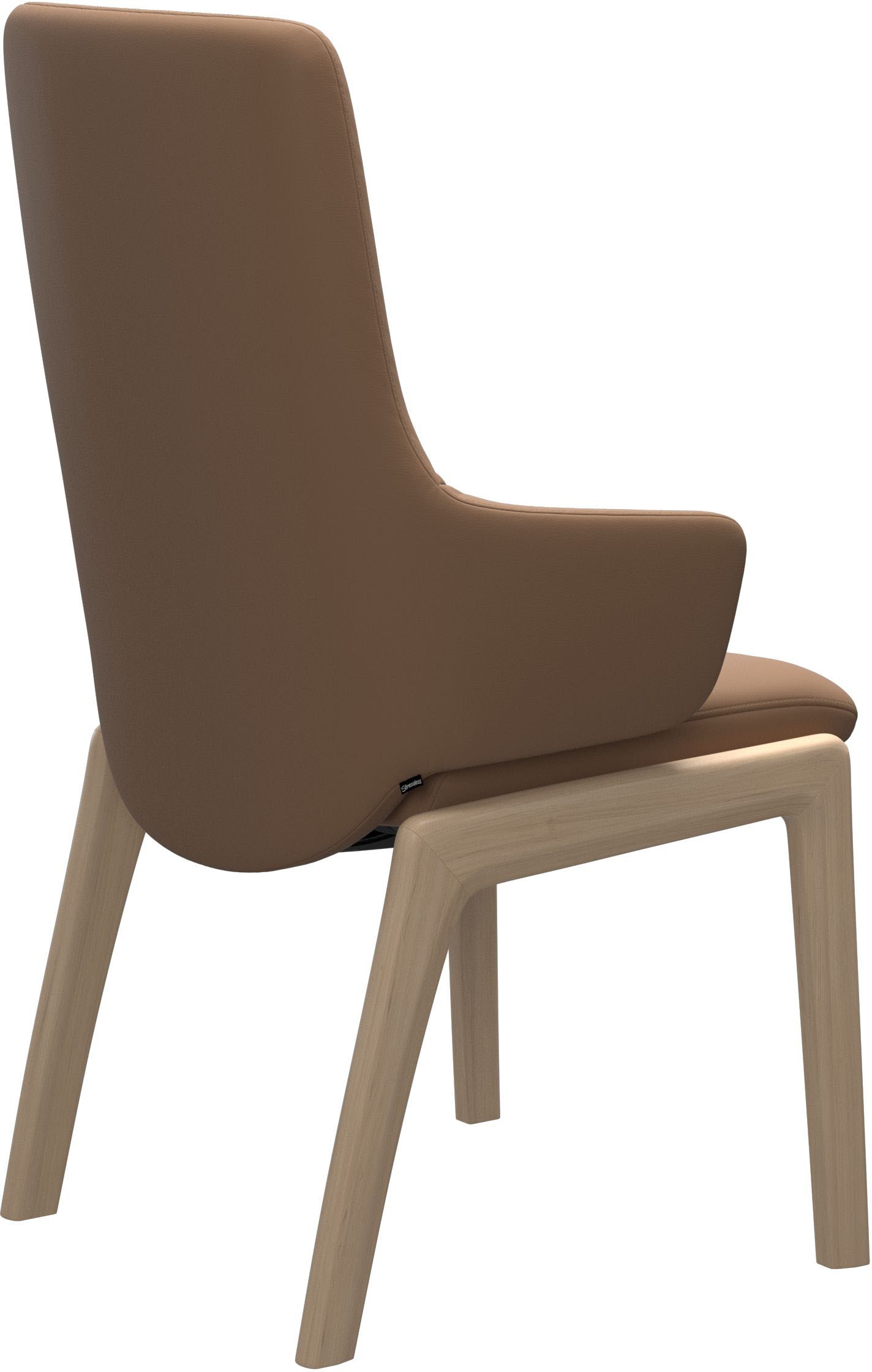 Stressless® Polsterstuhl »Laurel«, Leder BATICK, High Back mit Armlehne, Größe L, mit abgerundeten Beinen in Walnuss