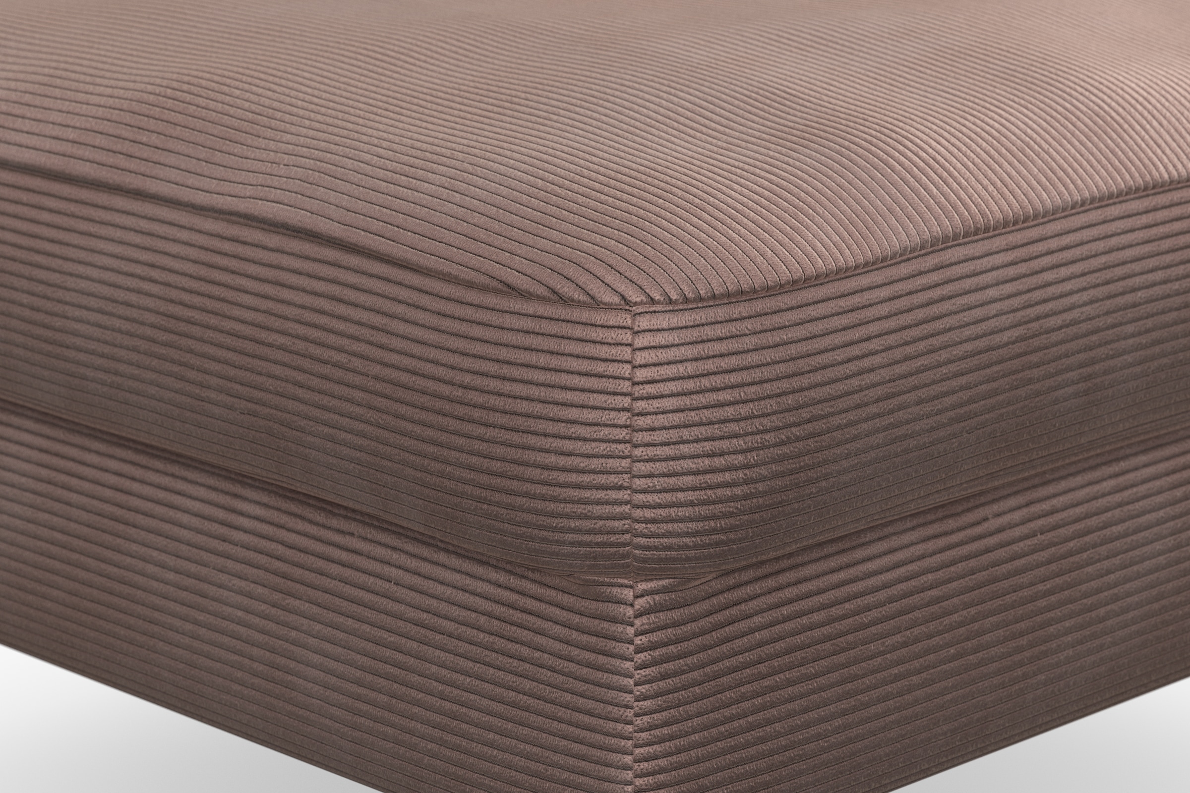 sit&more Polsterhocker »Cabana«, mit stylischen Metallfüßen