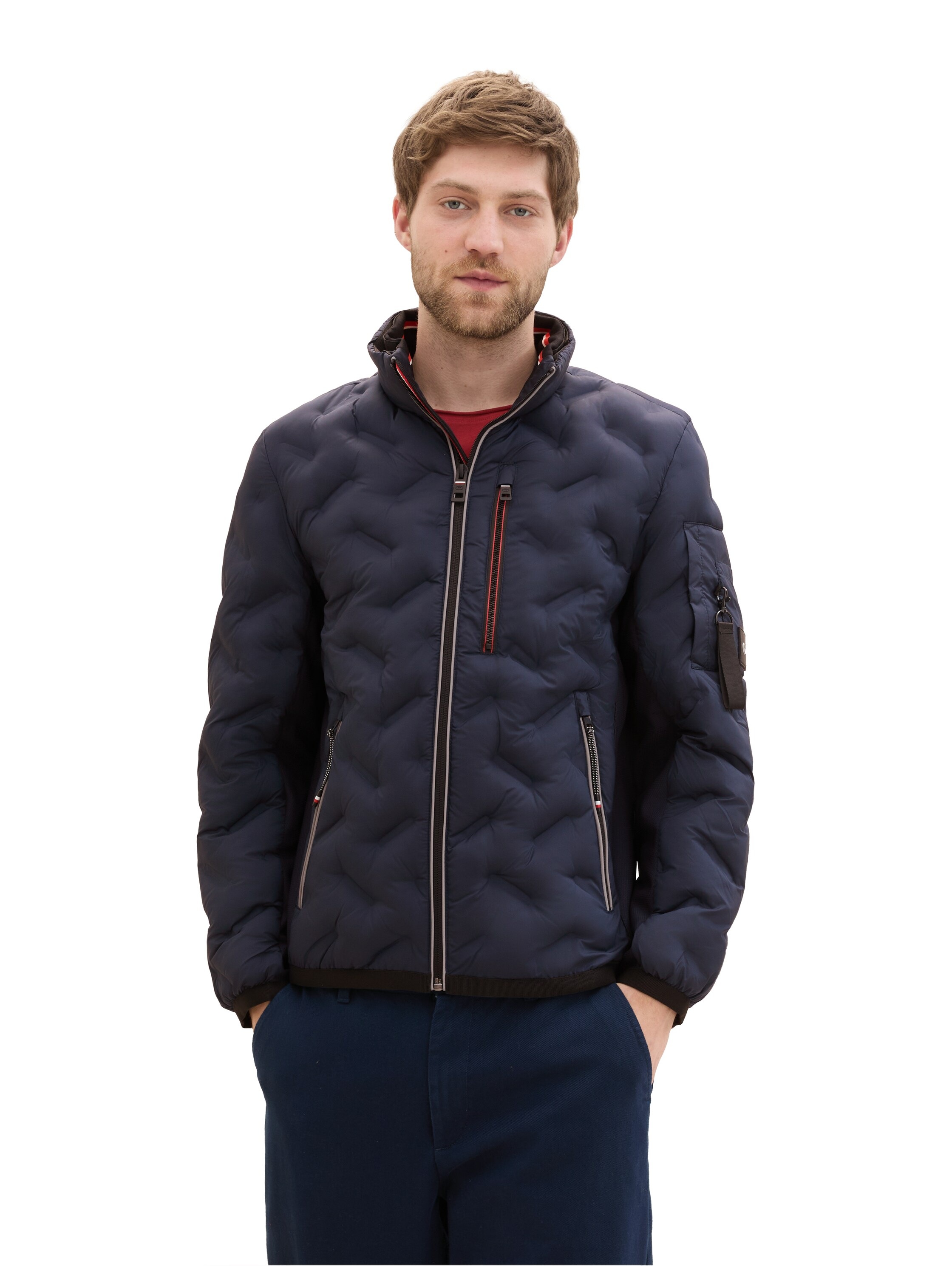 TOM TAILOR Hybridjacke, mit Kapuze, mit abnehmbarer Kapuze