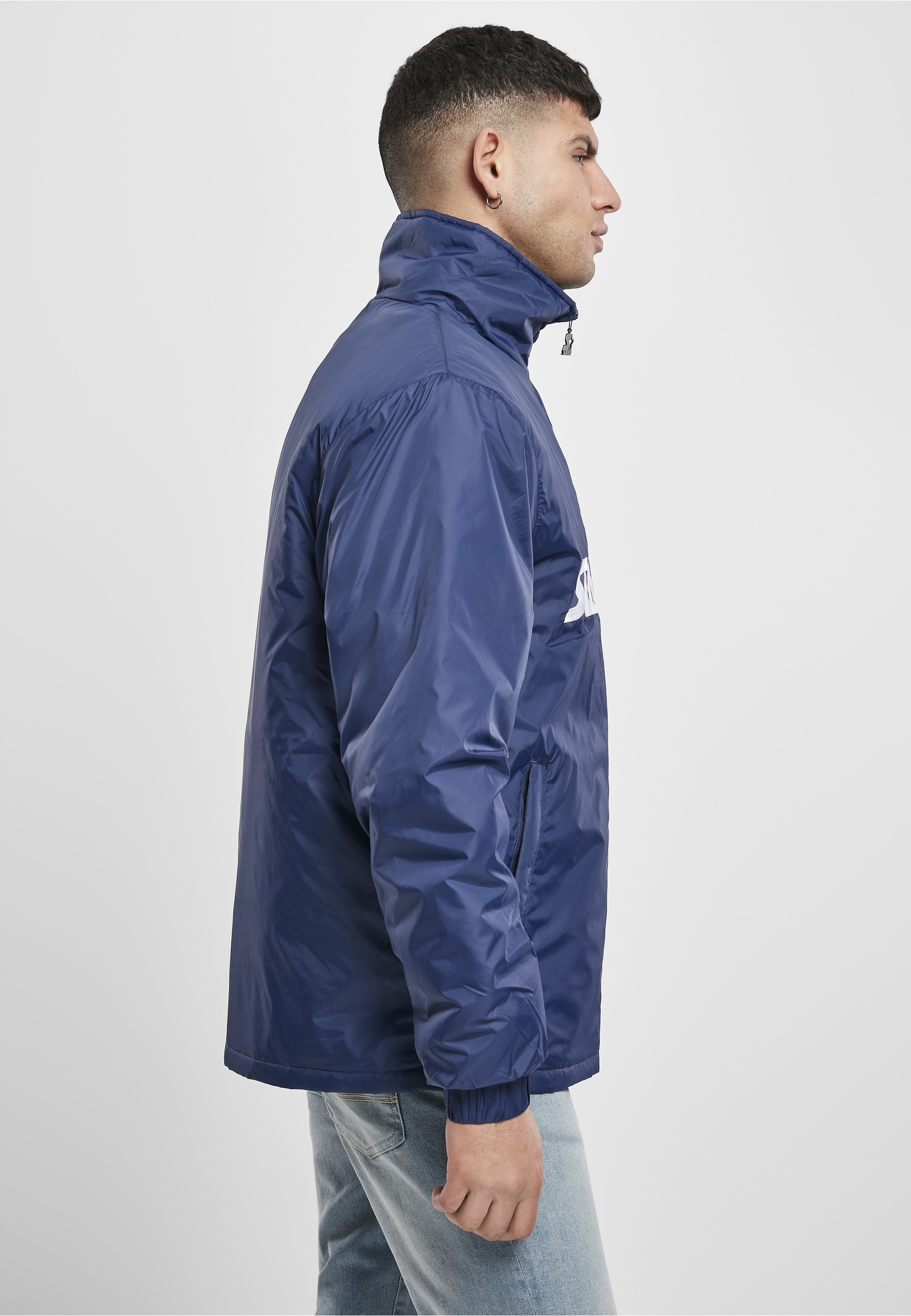 Starter Black Label Langmantel »Starter Black Label Herren Starter Logo Half Zip Jacket«