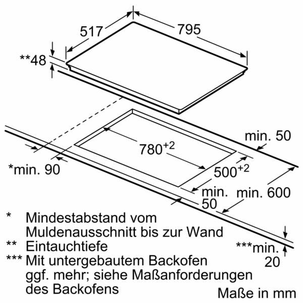 NEFF Elektro-Kochfeld von SCHOTT CERAN® »T18BT16N0«, T18BT16N0, mit intuitiver Twist Pad® Bedienung